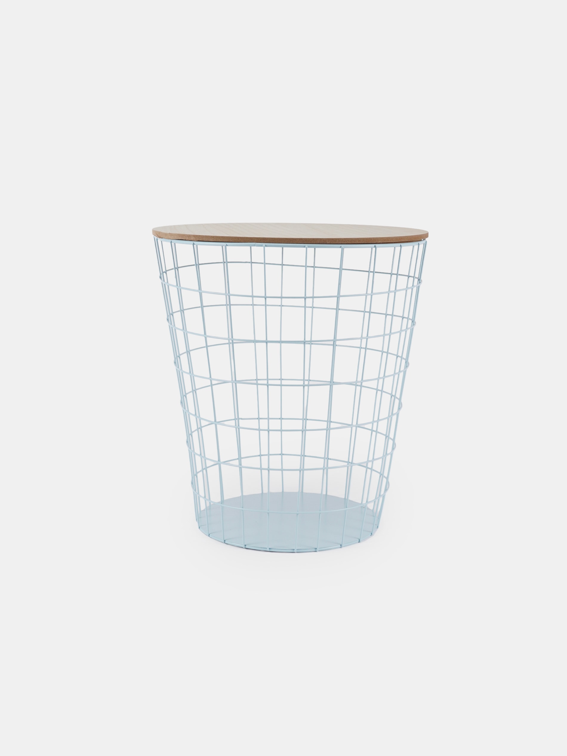 Sinsay - Μεταλλικό τραπεζάκι με λειτουργία αποθήκευσης - πρασινο παλ φωτογραφία