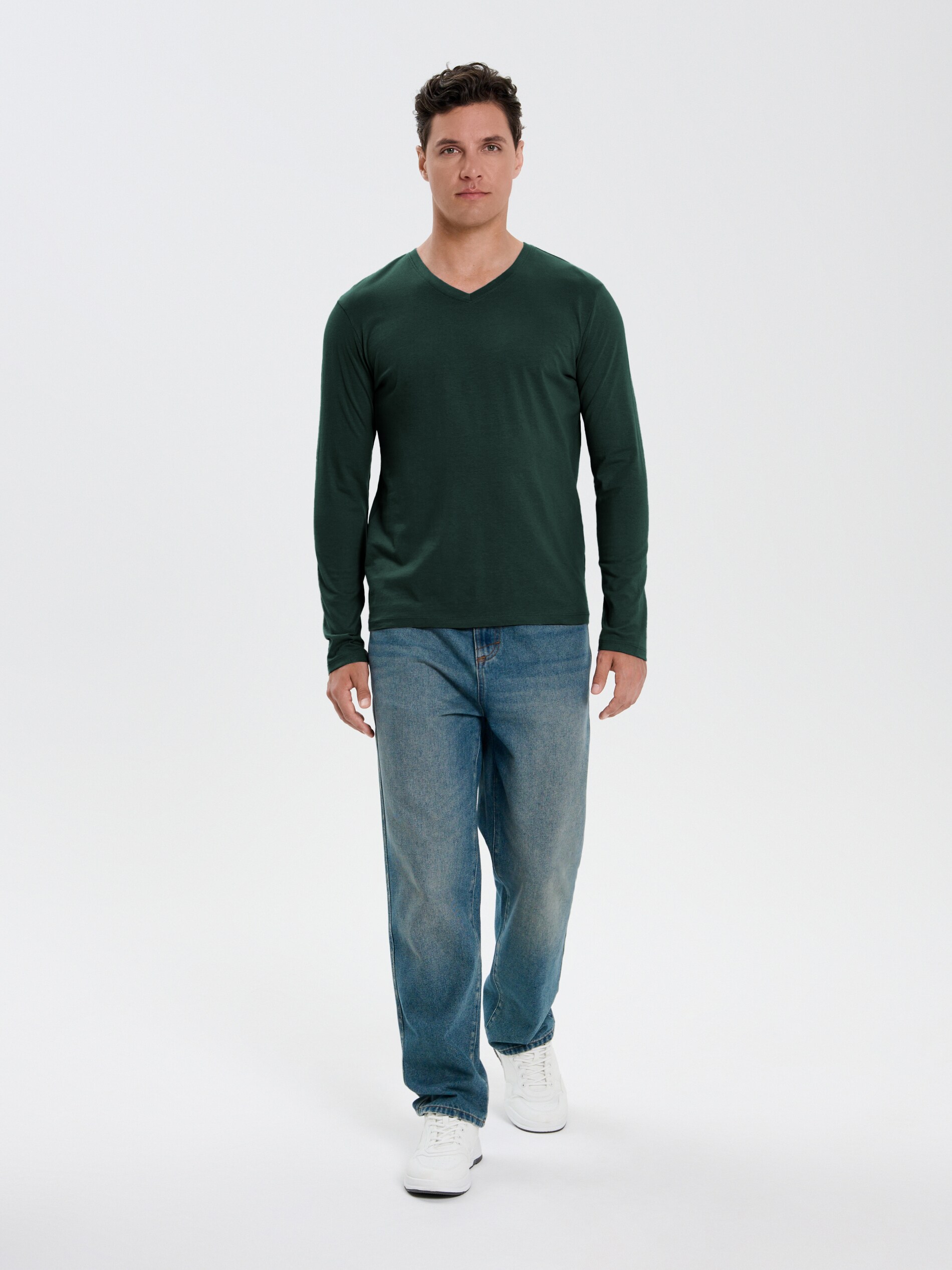 Sinsay - Βαμβακερό basic μπλουζάκι - γαλαζοπρασινο φωτογραφία