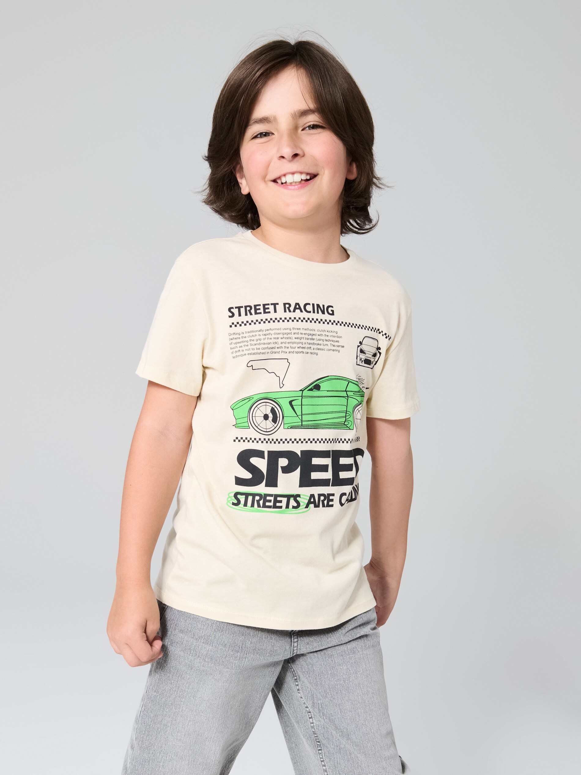 Sinsay - Μπλούζα με τύπωμα - κρεμ φωτογραφία