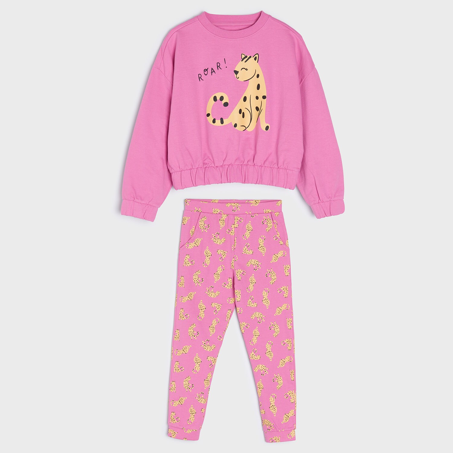 Sinsay – Set bluză și pantaloni sport – Roz blouseroumaine-shop.com imagine noua