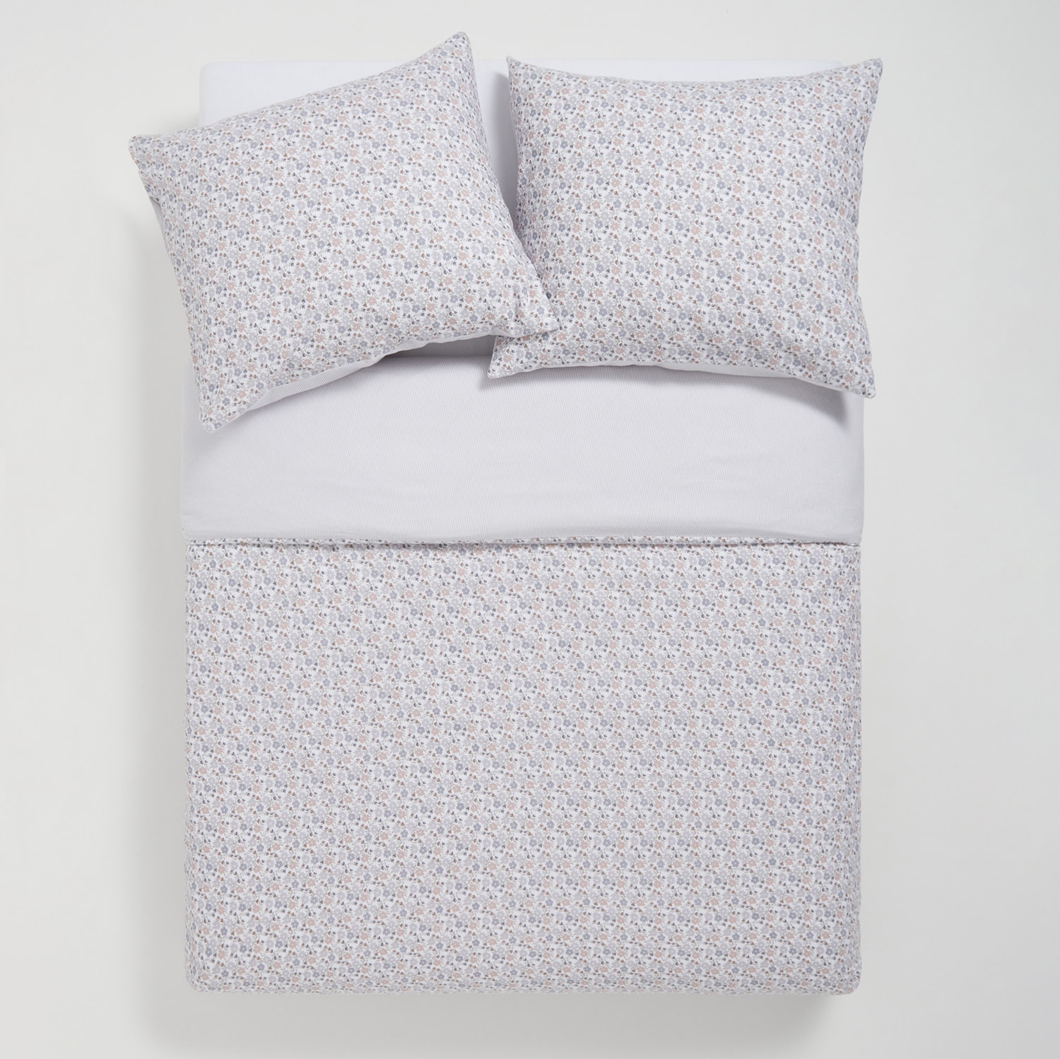 E-shop Sinsay - Bavlnená posteľná súprava - Svetlošedá