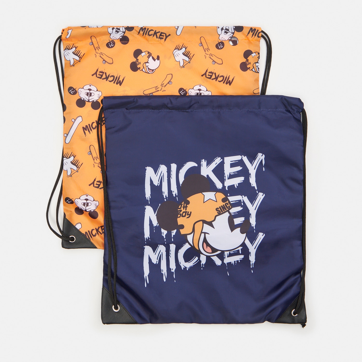 Sinsay – Set de 2 sacoșe cu șnur și imprimeu Mickey Mouse – Bleumarin Bags imagine noua