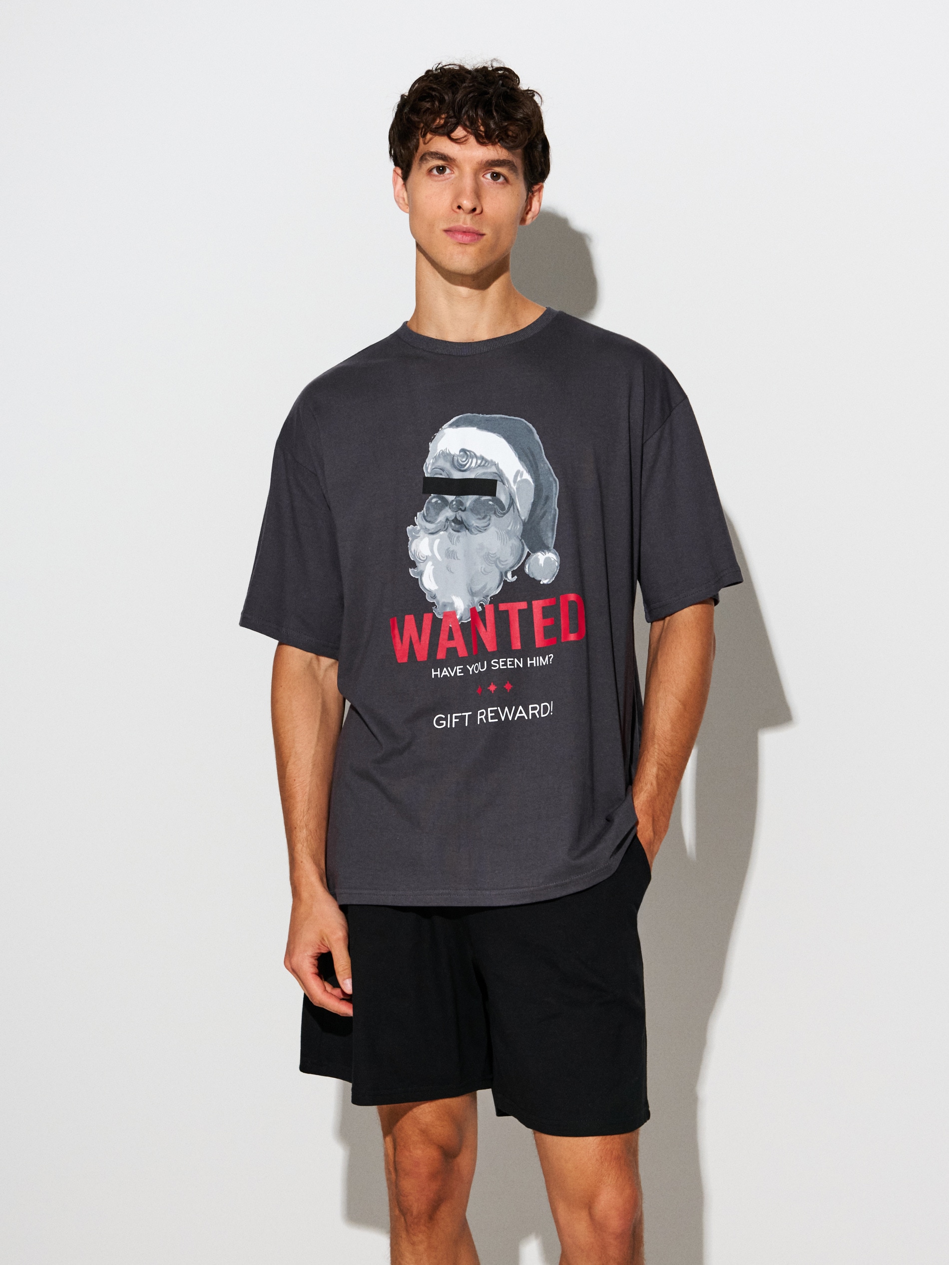 Sinsay - Dwuczęściowa piżama oversize - wielobarwny