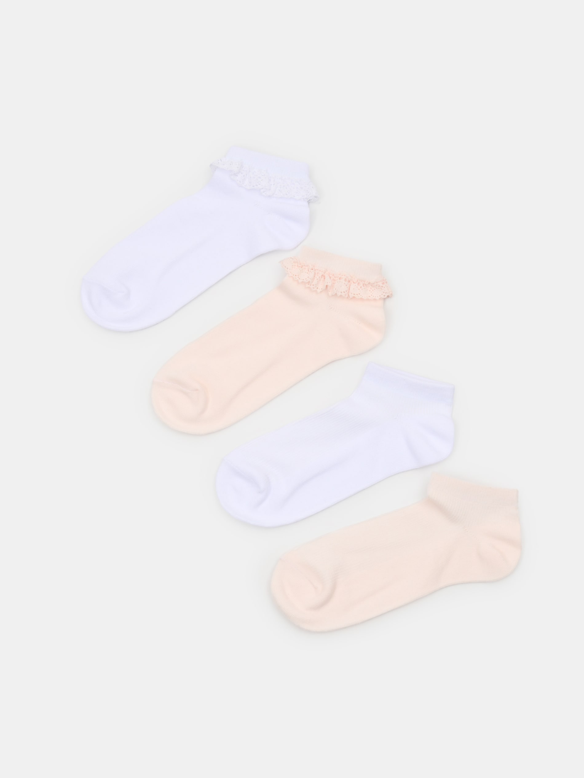 Sinsay - Skarpetki stopki 4 pack - wielobarwny