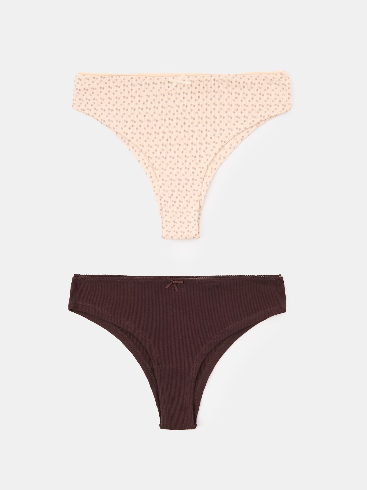 Sinsay - Bawełniane majtki brazilian 2 pack - wielobarwny
