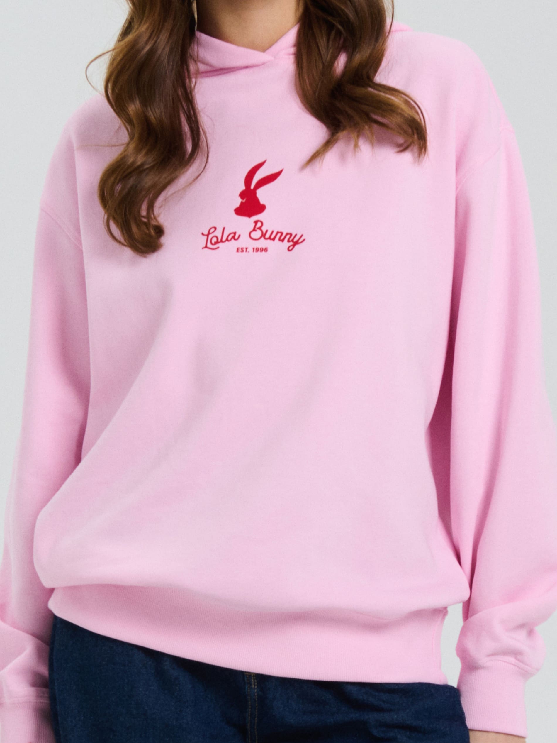 Sinsay - Bluza z nadrukiem Looney Tunes - różowy