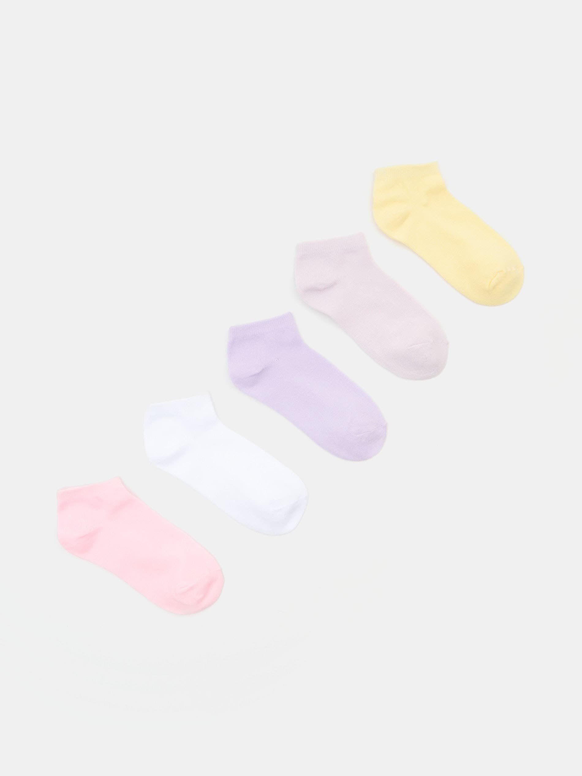 Sinsay - Skarpetki w stylu basic 5 pack - wielobarwny