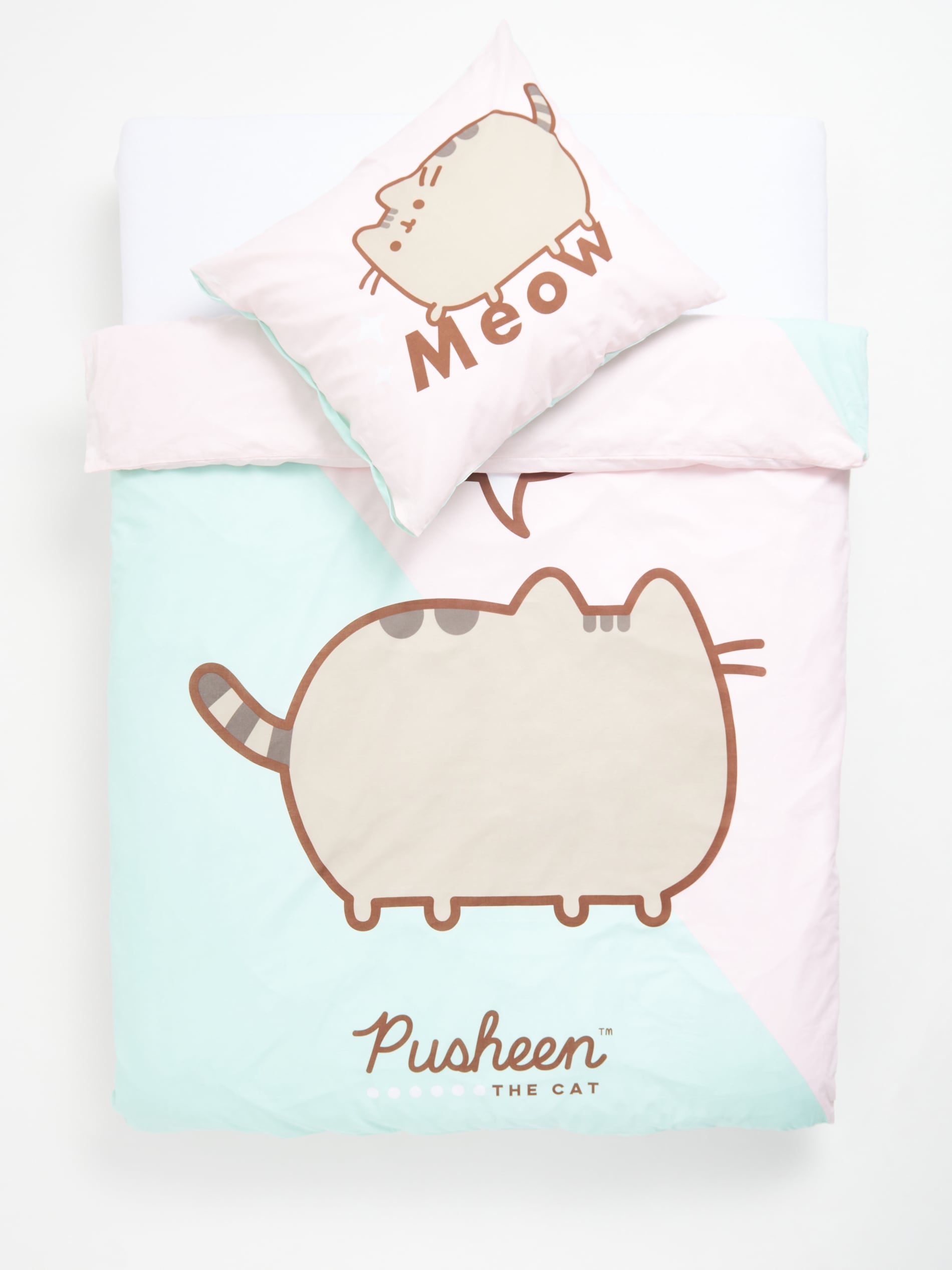 Sinsay - Σετ με κλινοσκεπάσματα Pusheen - πολυχρωμο φωτογραφία