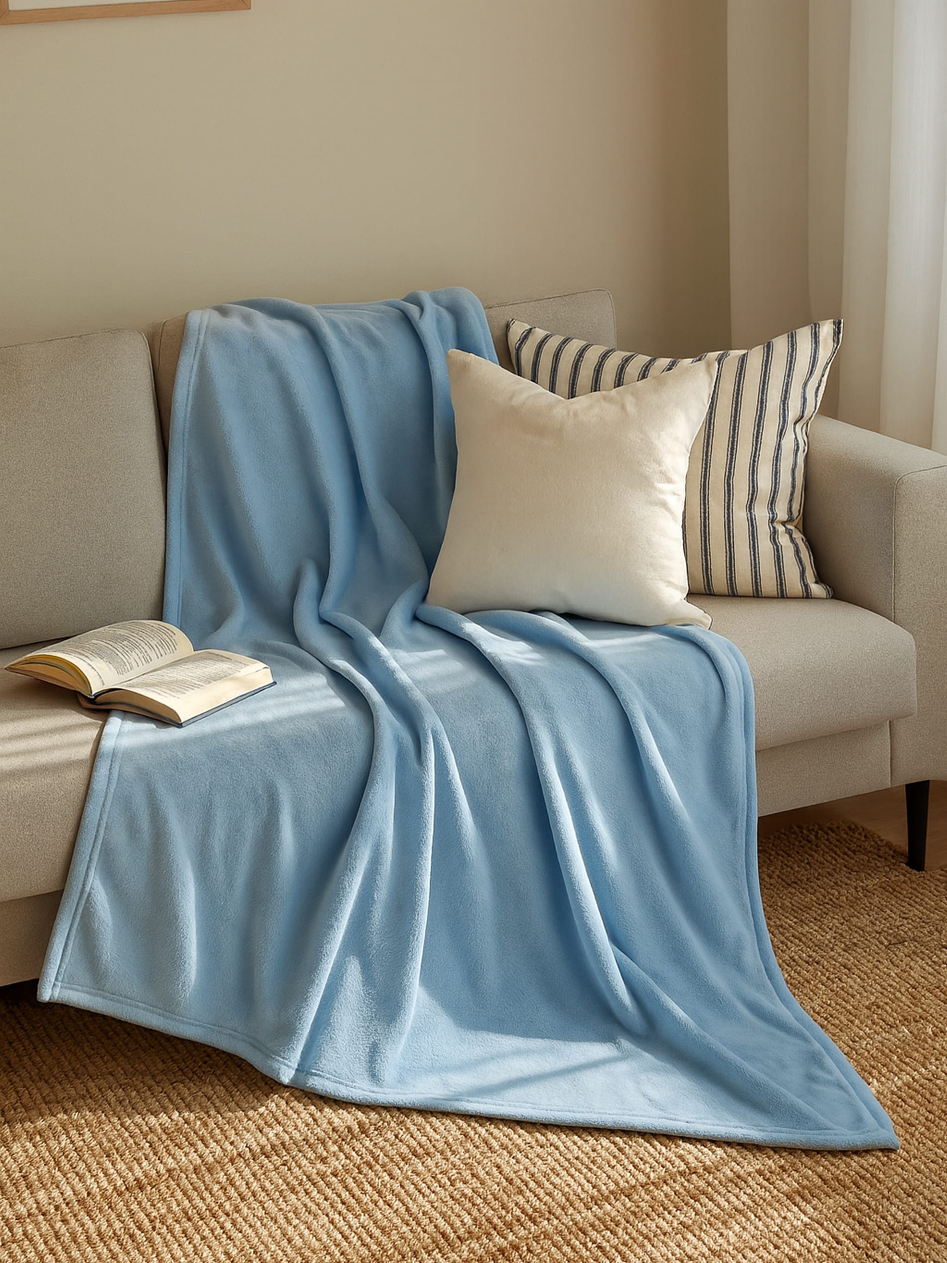 Sinsay - Κουβέρτα - μπλε παλ φωτογραφία