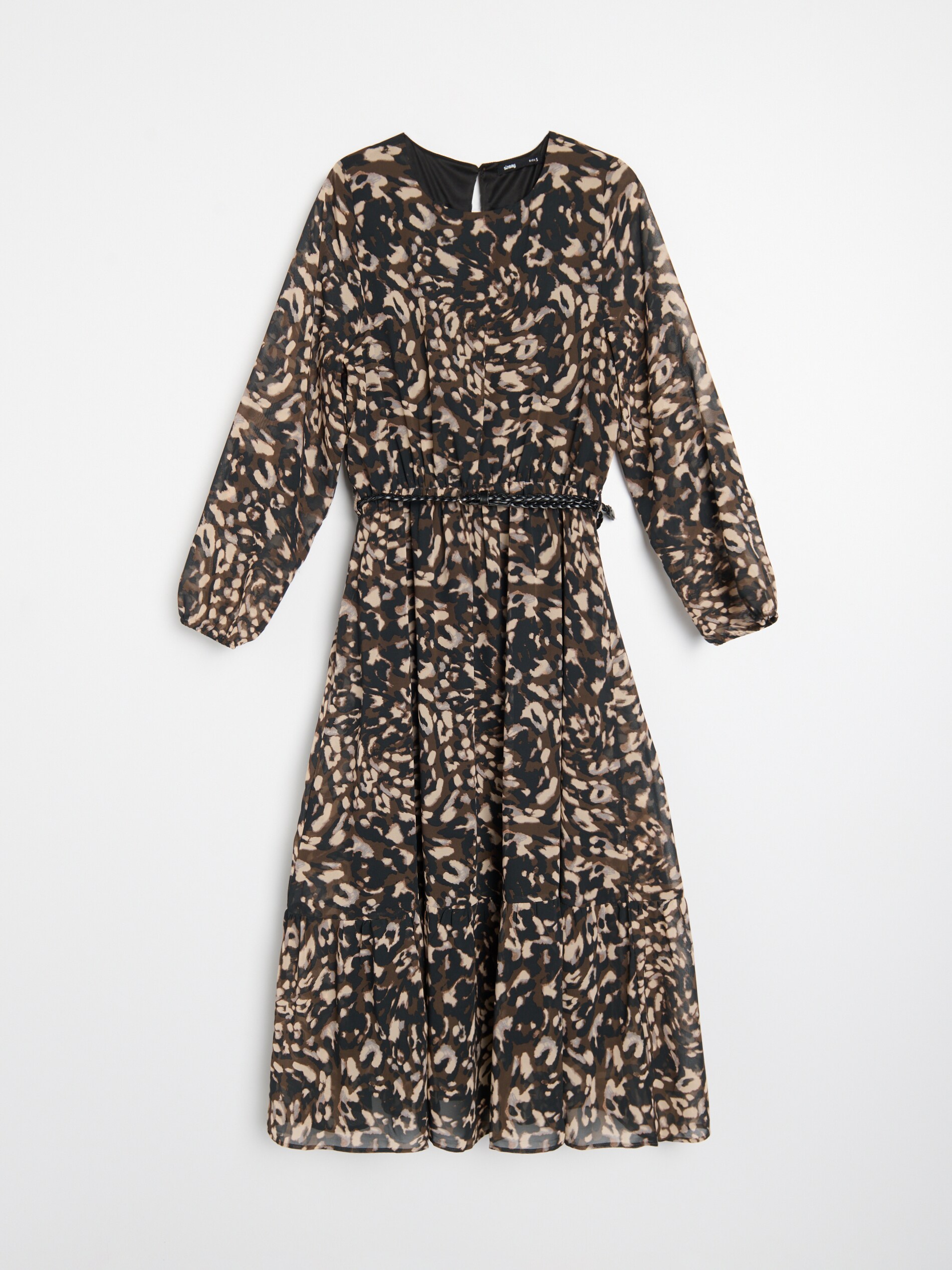 Sinsay - Midi εμπριμέ φόρεμα - πολυχρωμο φωτογραφία