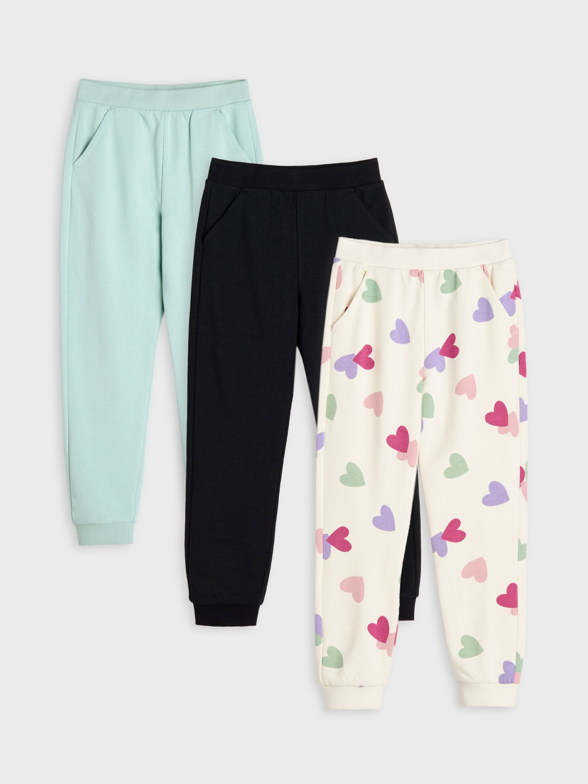 Sinsay - Spodnie dresowe 3 pack - wielobarwny