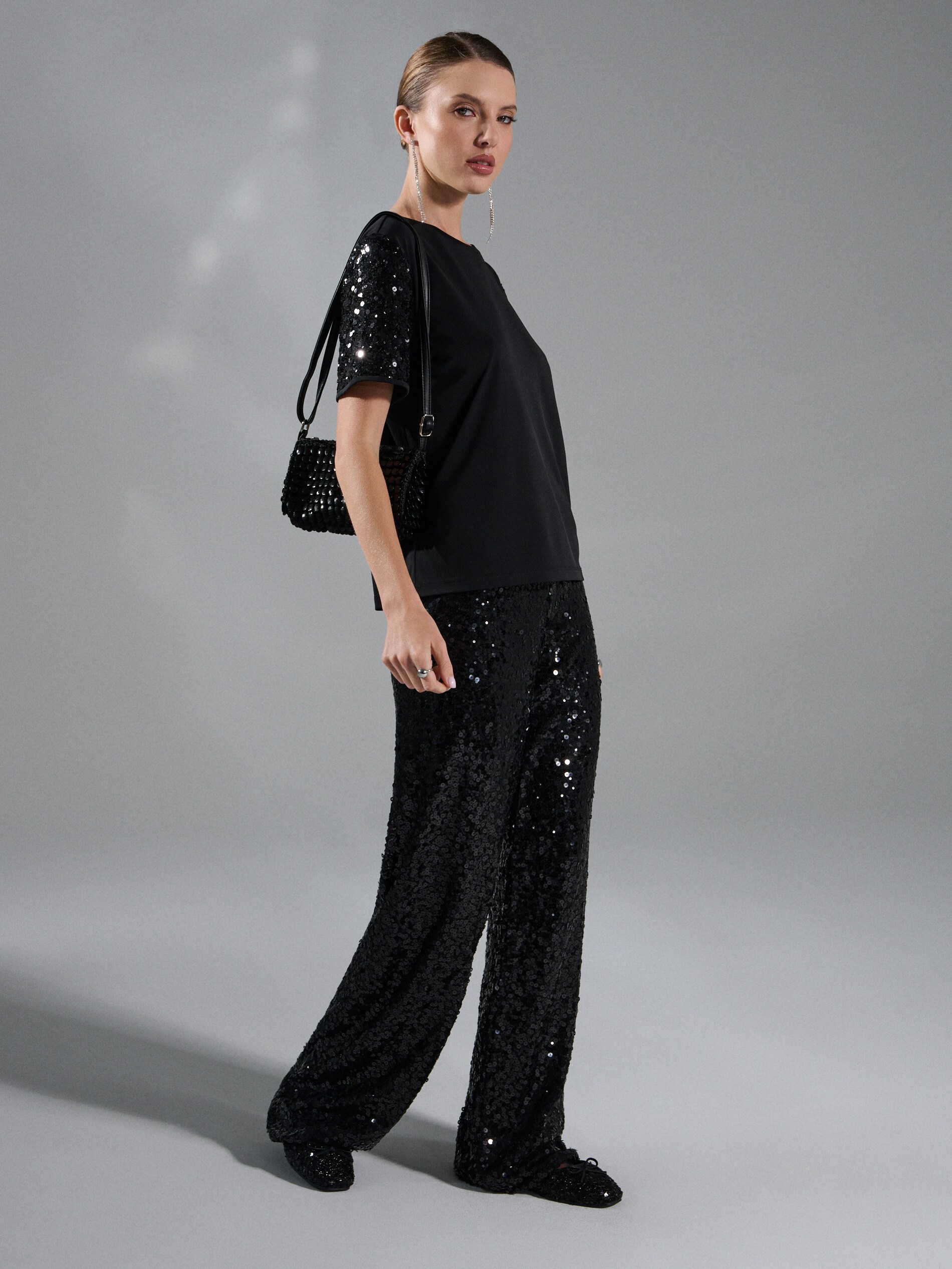 Sinsay - Μπλούζα - μαυρο φωτογραφία