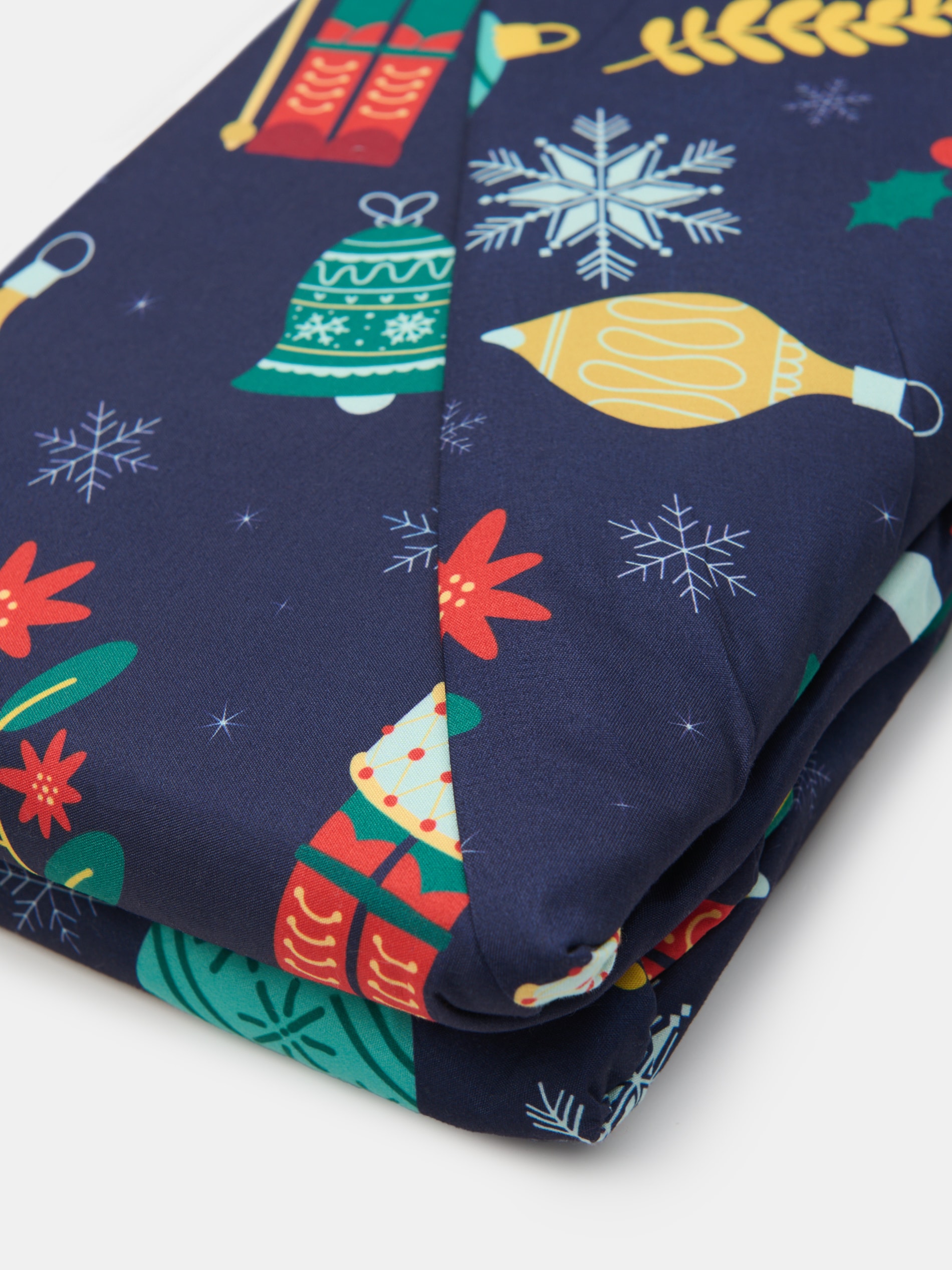 Sinsay - Σετ σεντονιών με χριστουγεννιάτικο σχέδιο - μαυρο φωτογραφία