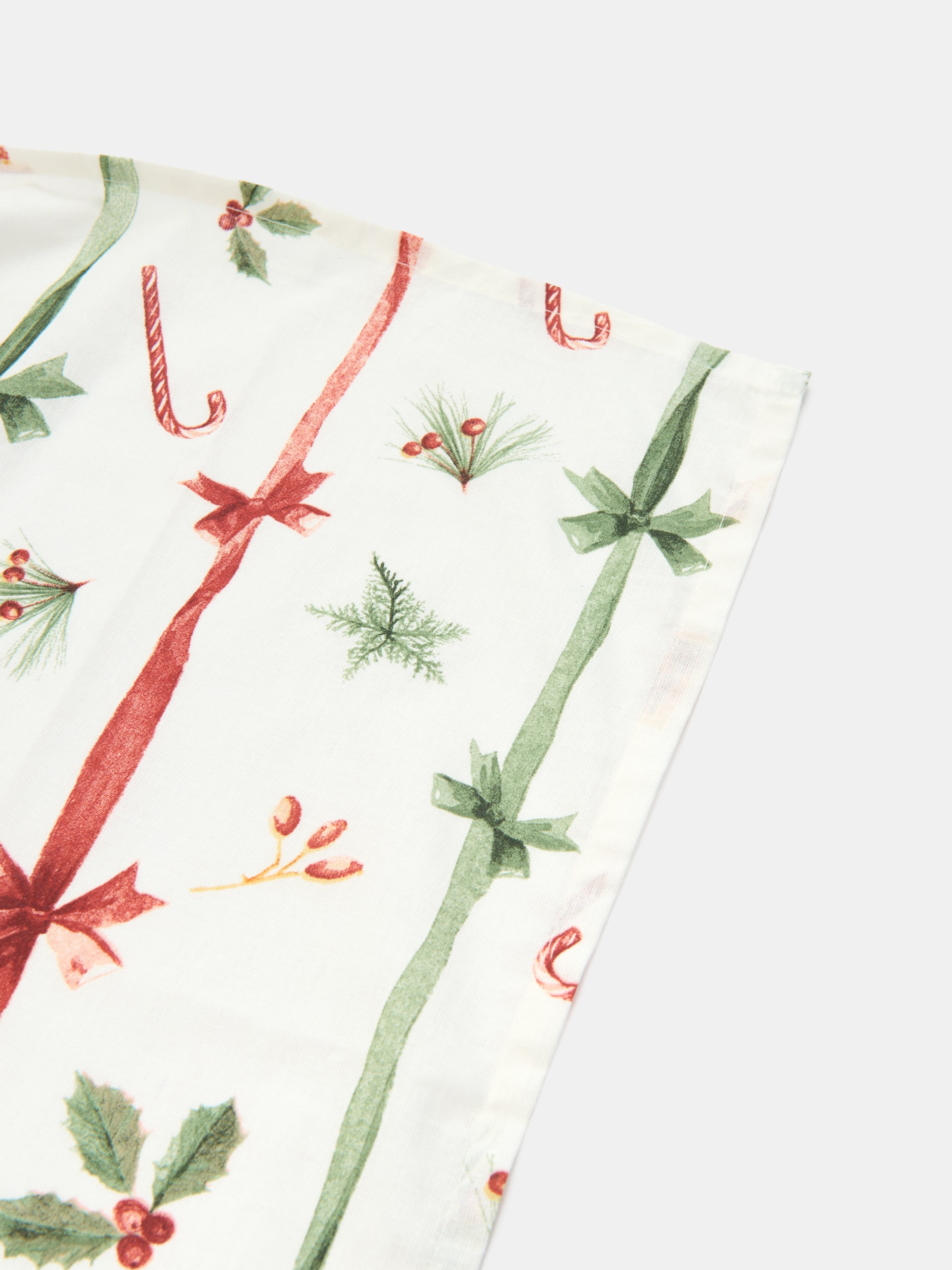 Sinsay - Τραπεζομάντιλο με χριστουγεννιάτικο σχέδιο - κρεμ φωτογραφία