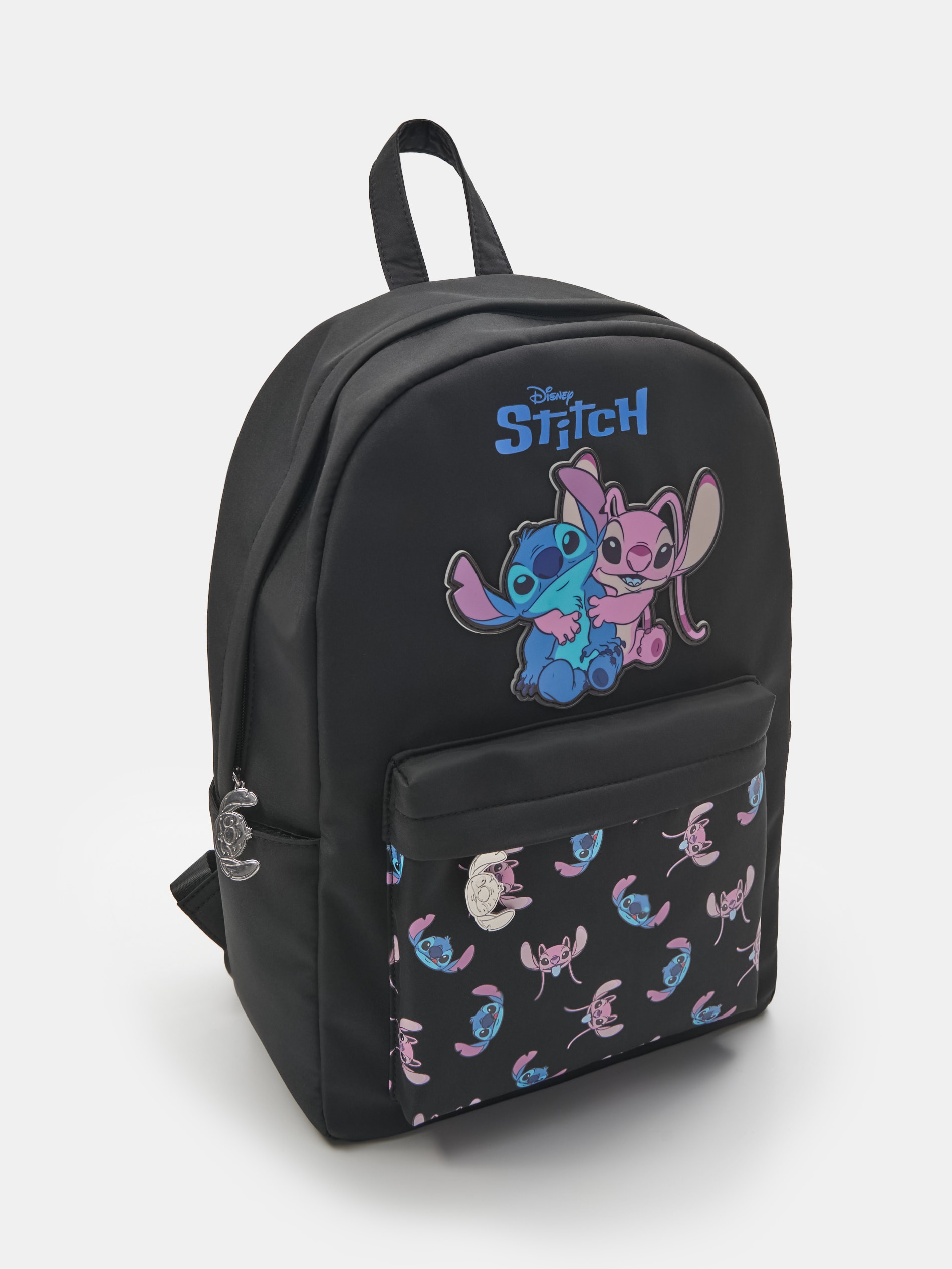 Sinsay - Plecak ze wzorkiem Stitch - czarny