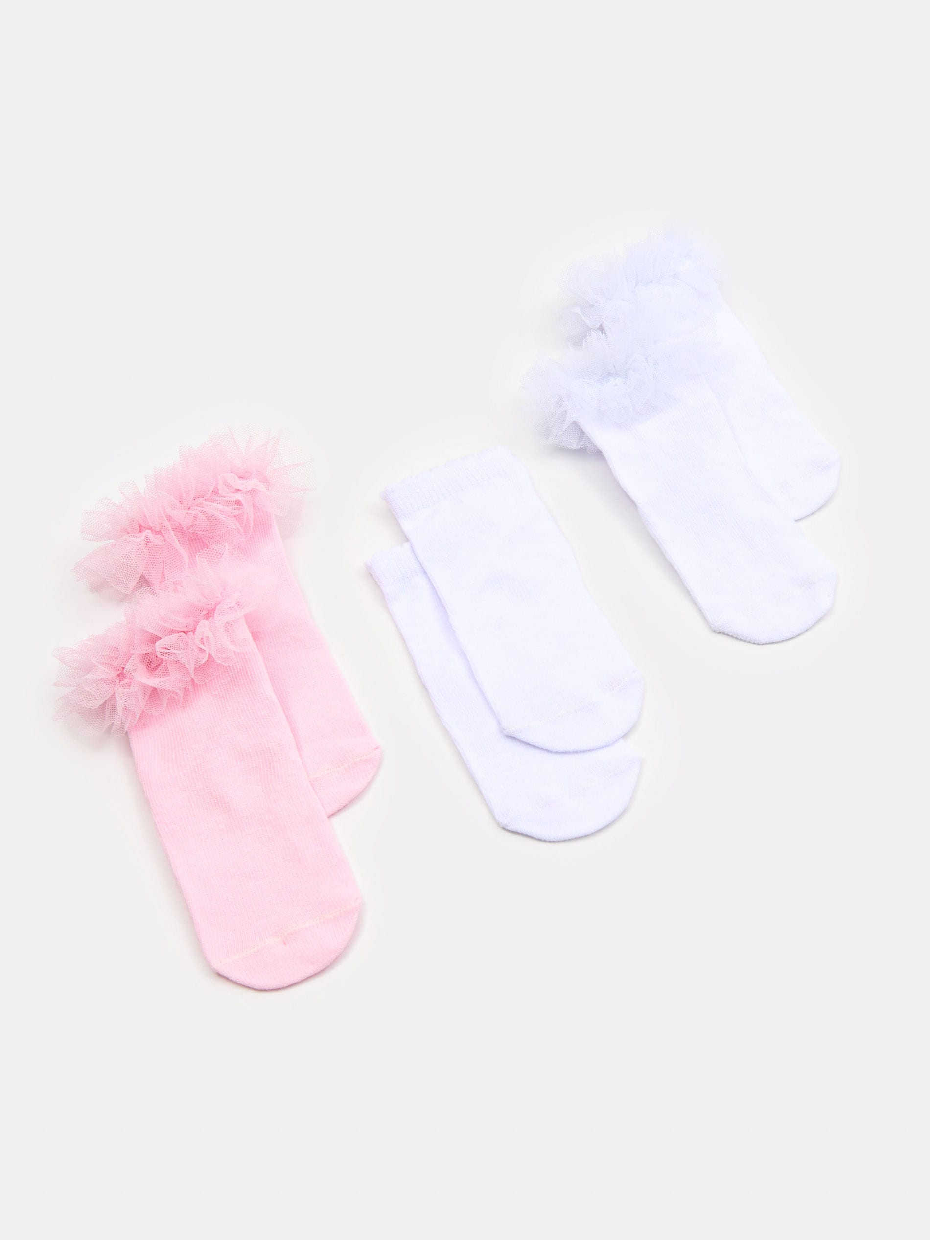 Sinsay - Skarpetki z ozdobny tiulem 3 pack - wielobarwny