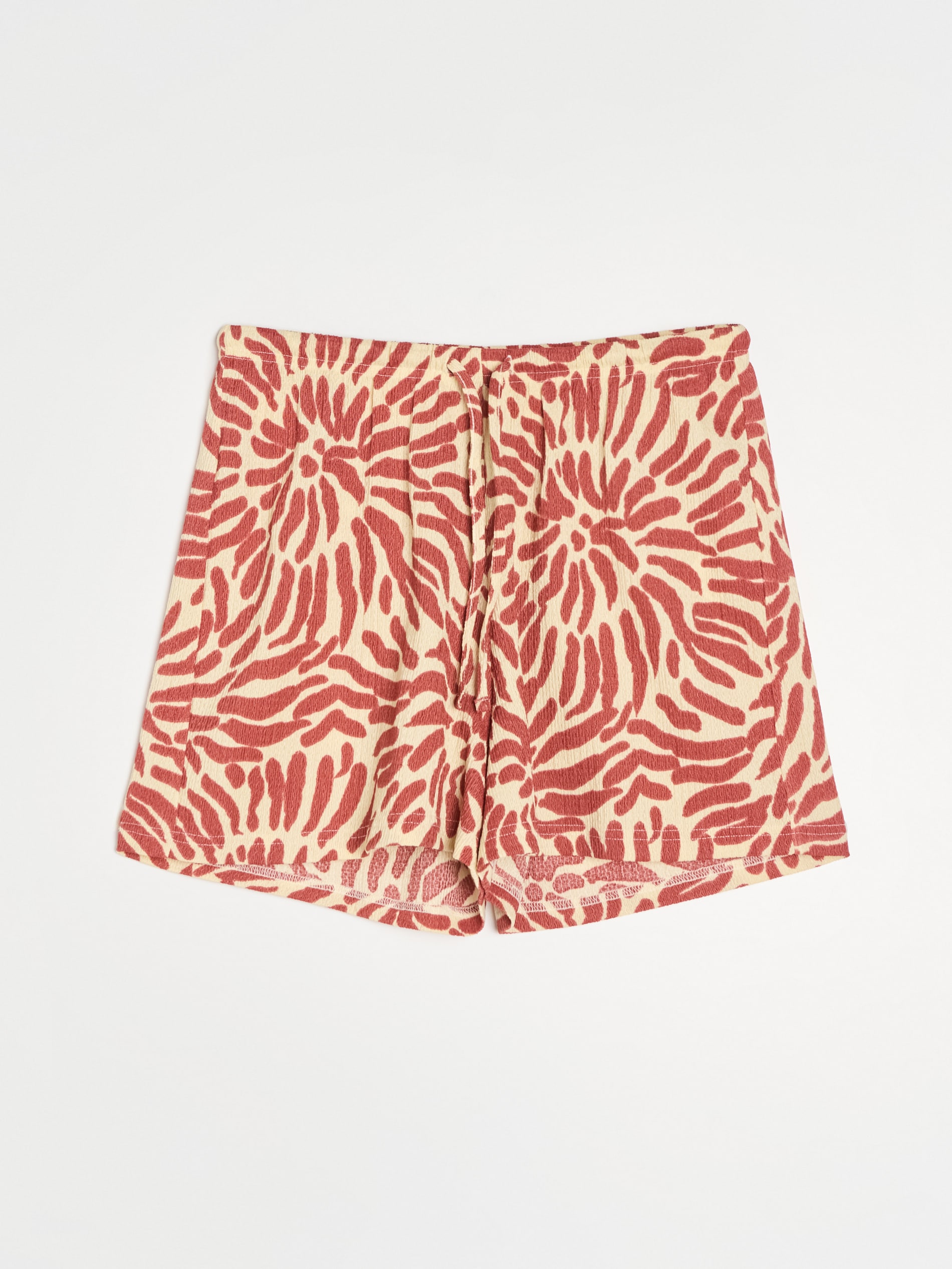 Sinsay - Wzorzyste szorty z wiązaniem - wielobarwny