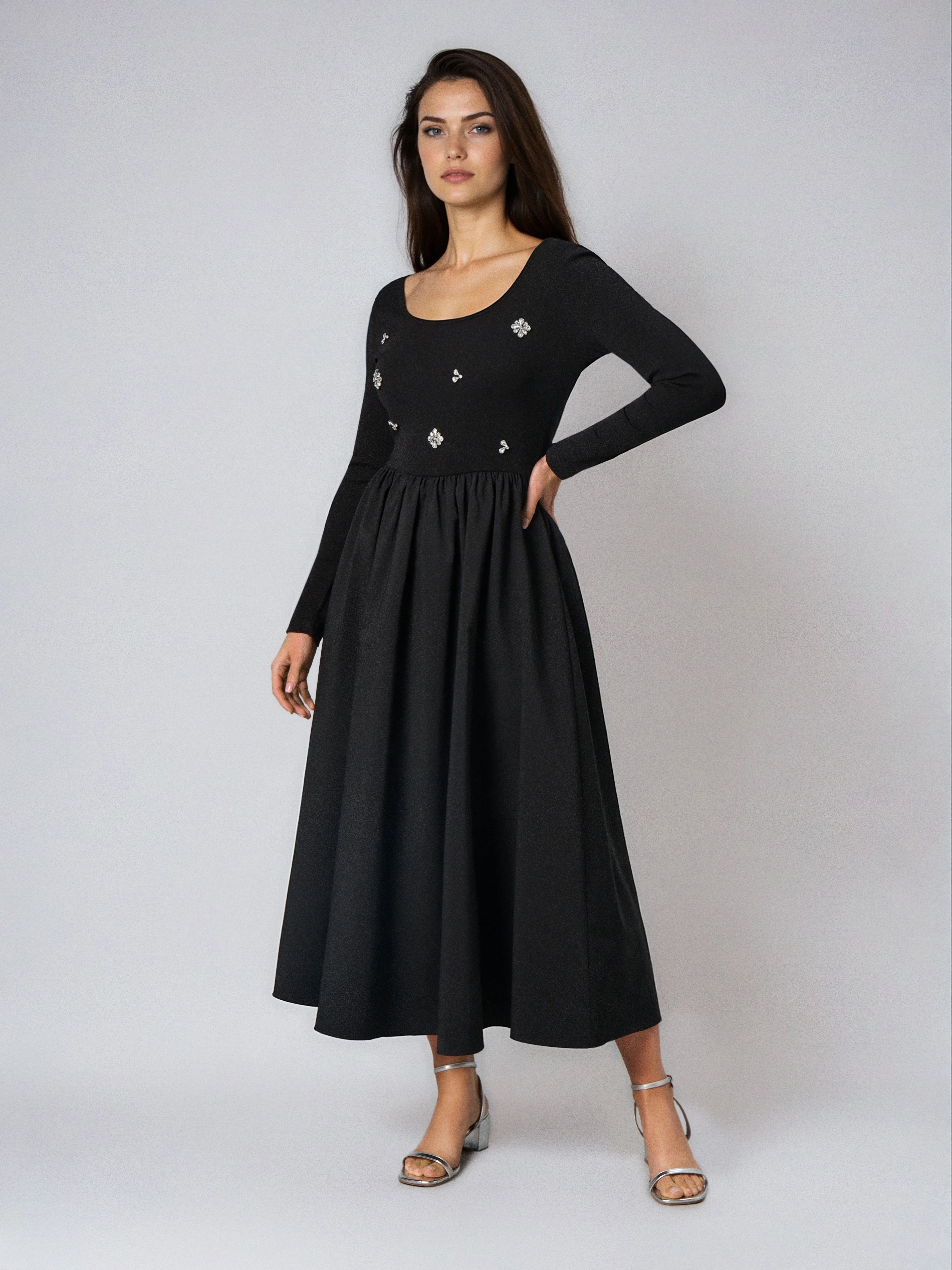 Sinsay - Φόρεμα Maxi - μαυρο φωτογραφία