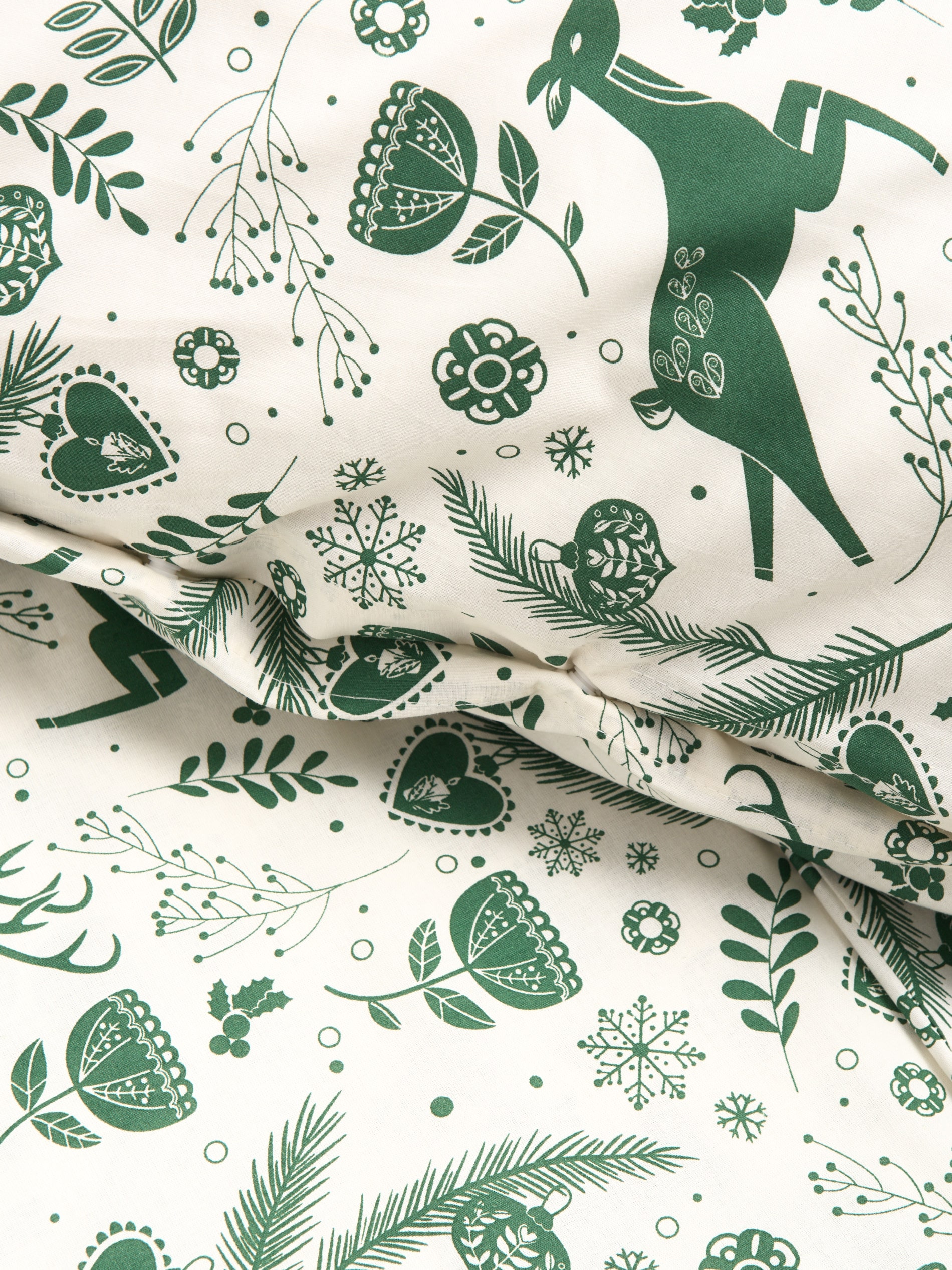 Sinsay - Σετ σεντονιών με χριστουγεννιάτικο σχέδιο - γαλαζοπρασινο φωτογραφία