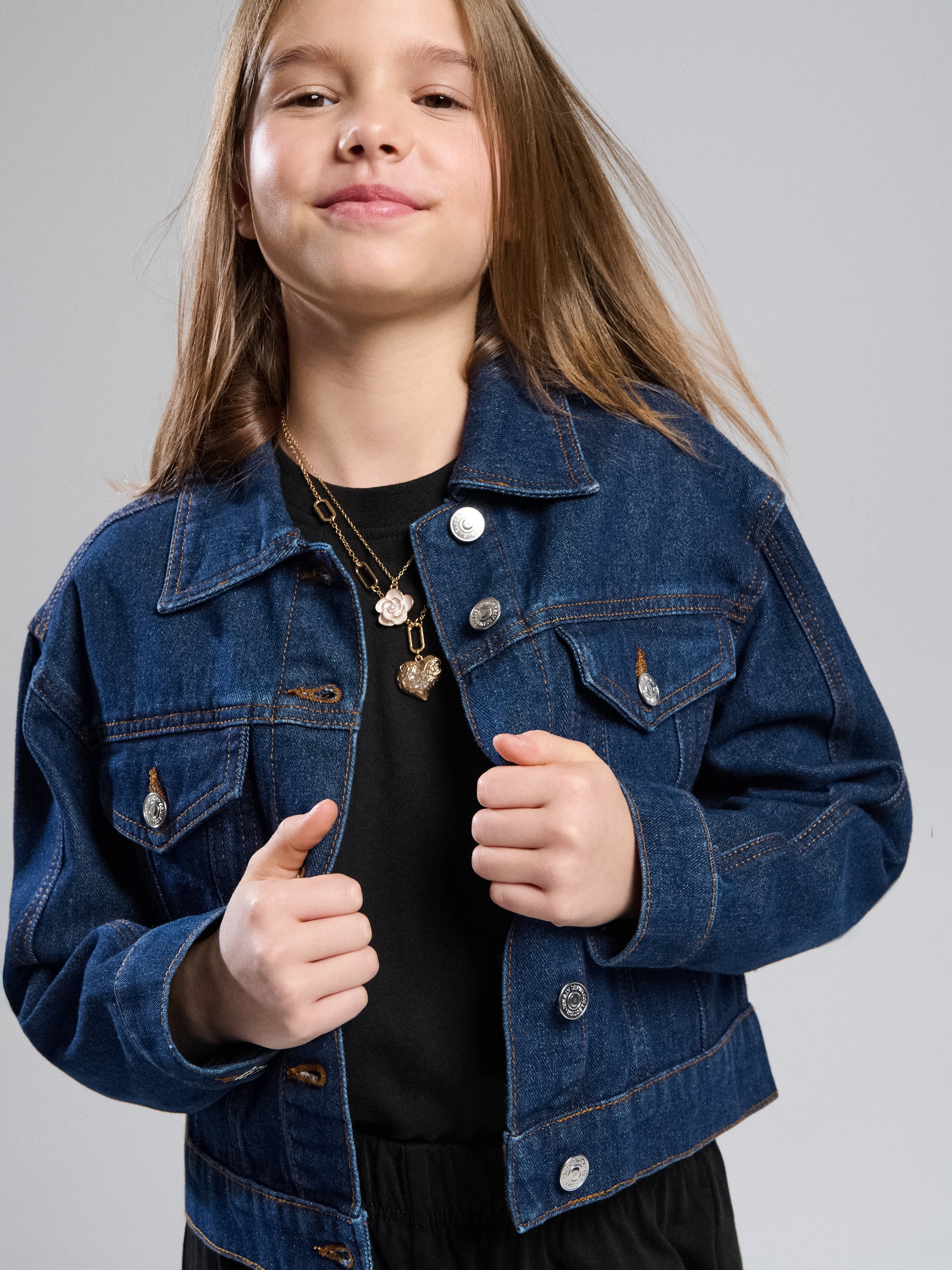 Sinsay - Jeansowa katana - indigo jeans