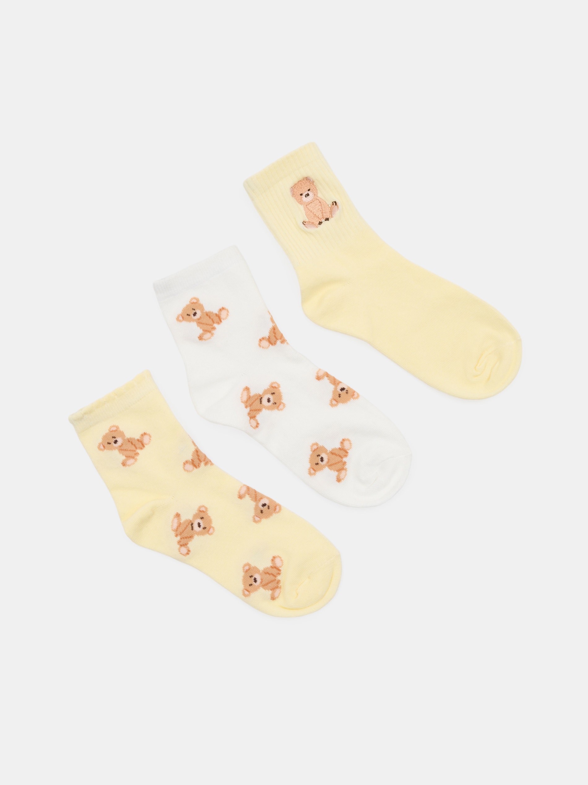 Sinsay - Skarpetki z motywem misia 3 pack - Inny