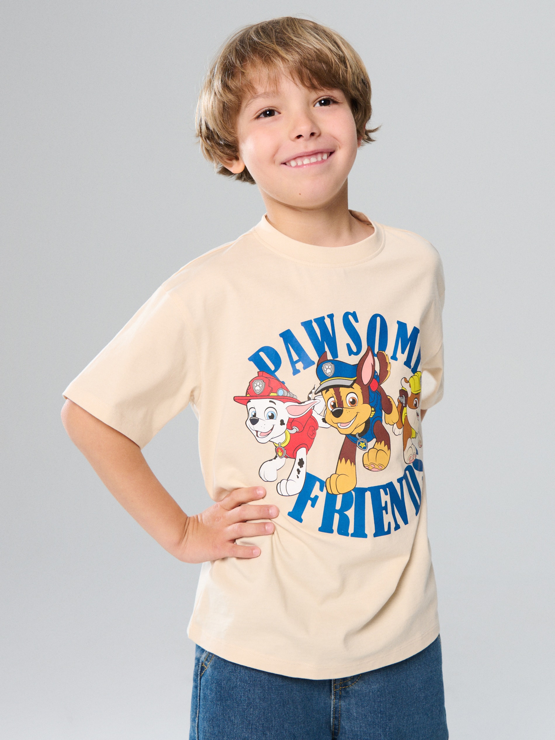 Sinsay - Koszulka PAW Patrol - kremowy