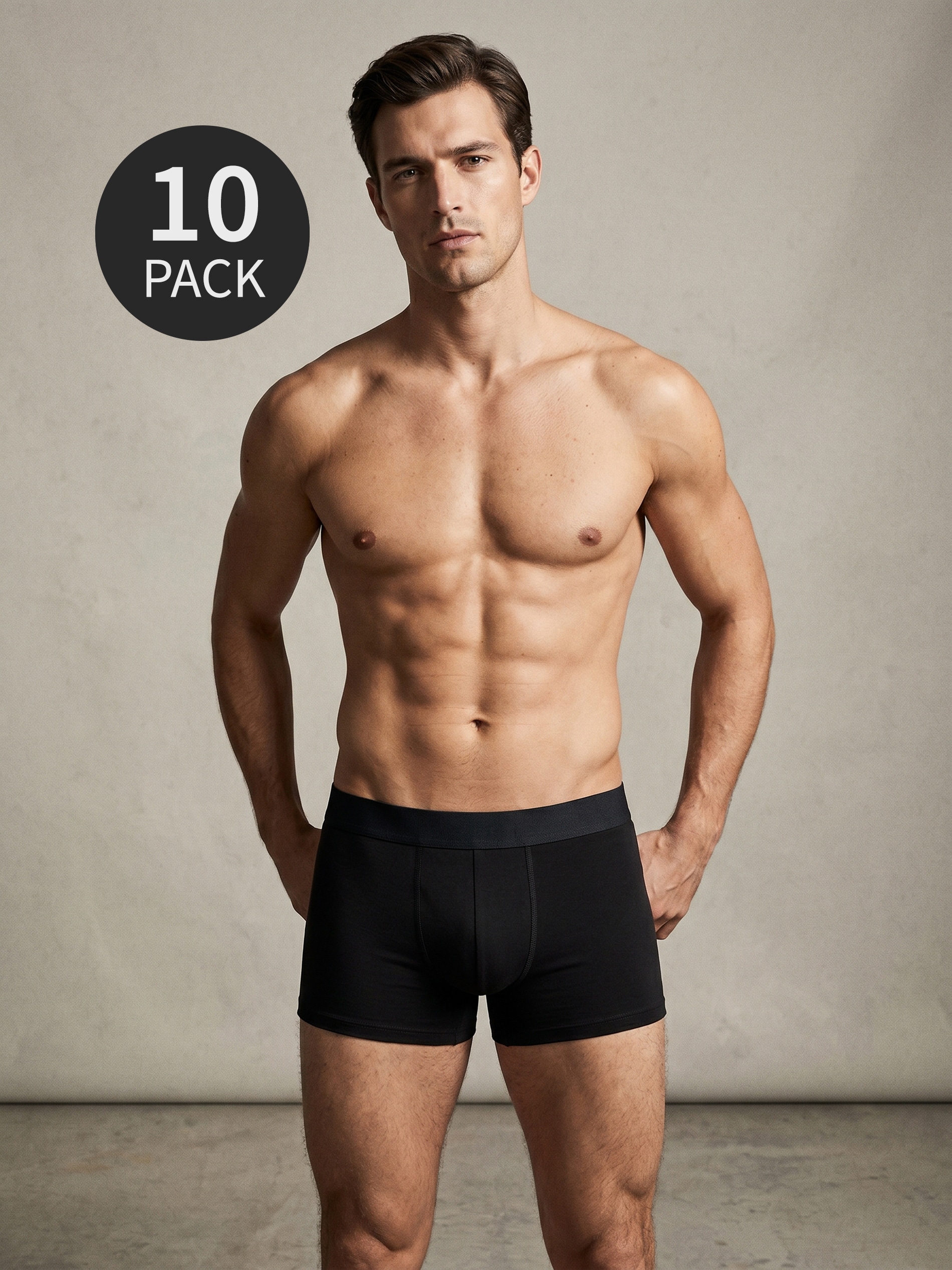 Sinsay - Bokserki Classic 10 pack - czarny