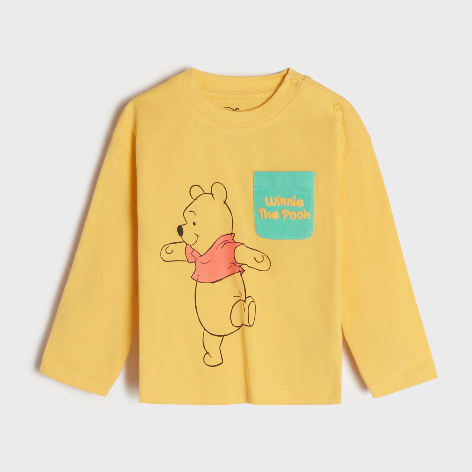 Sinsay - Winnie the Pooh hosszú ujjú póló - Sárga akciós termékkép 1