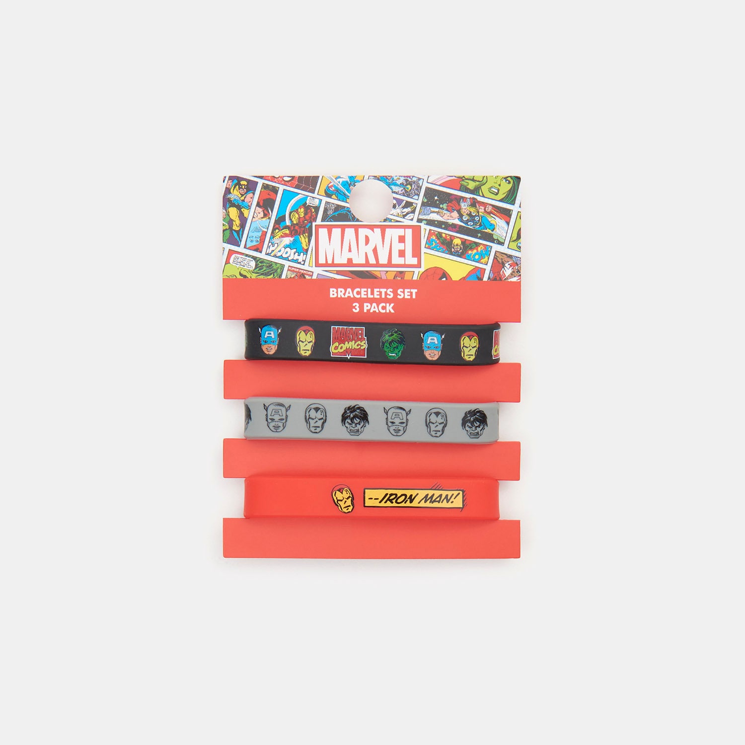 Sinsay – Set de 3 brățări cu Marvel – Multicolor