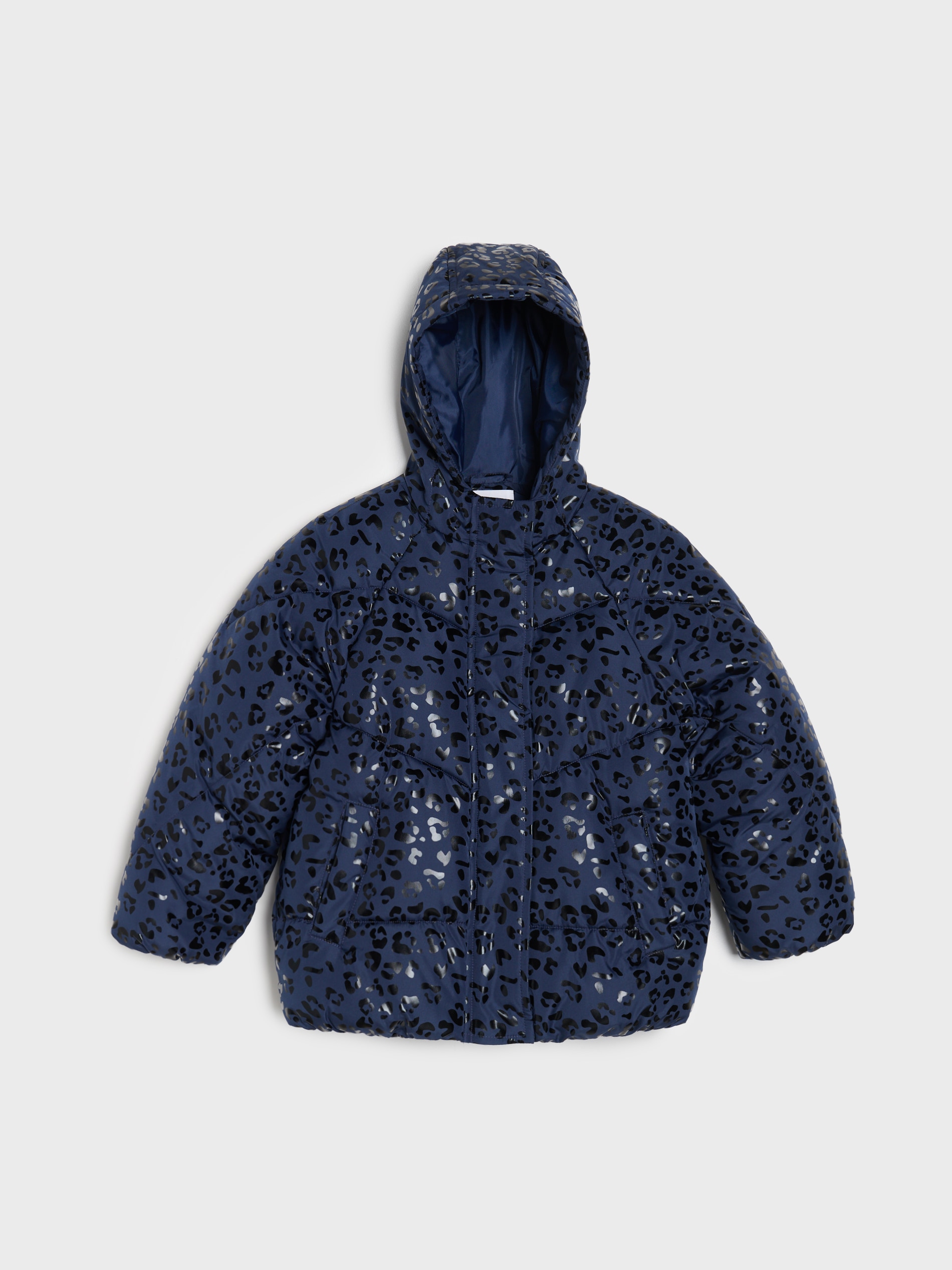 Sinsay - Καπιτονέ μπουφάν με κουκούλα - ναυτικο μπλε φωτογραφία