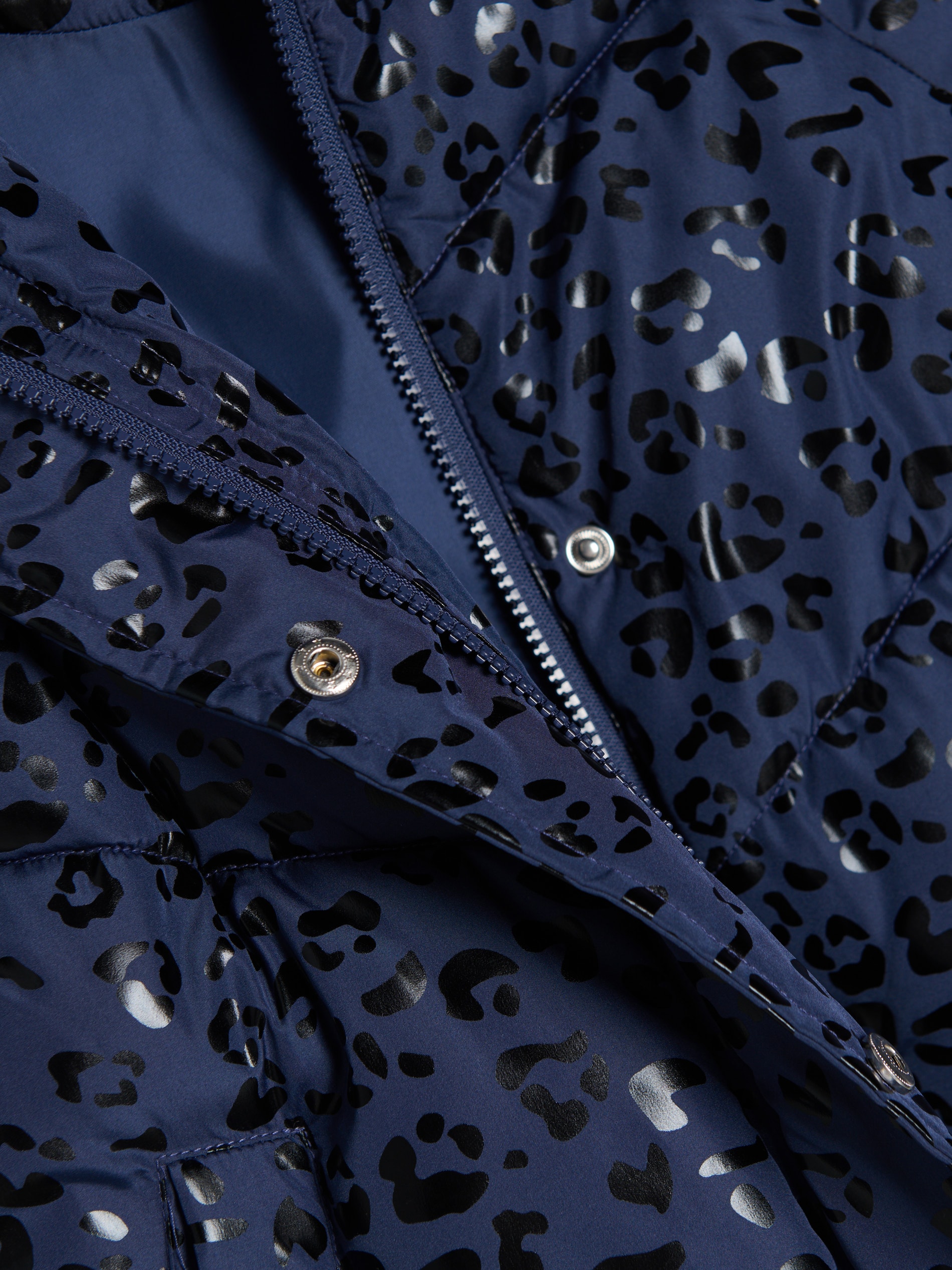 Sinsay - Καπιτονέ μπουφάν με κουκούλα - ναυτικο μπλε φωτογραφία