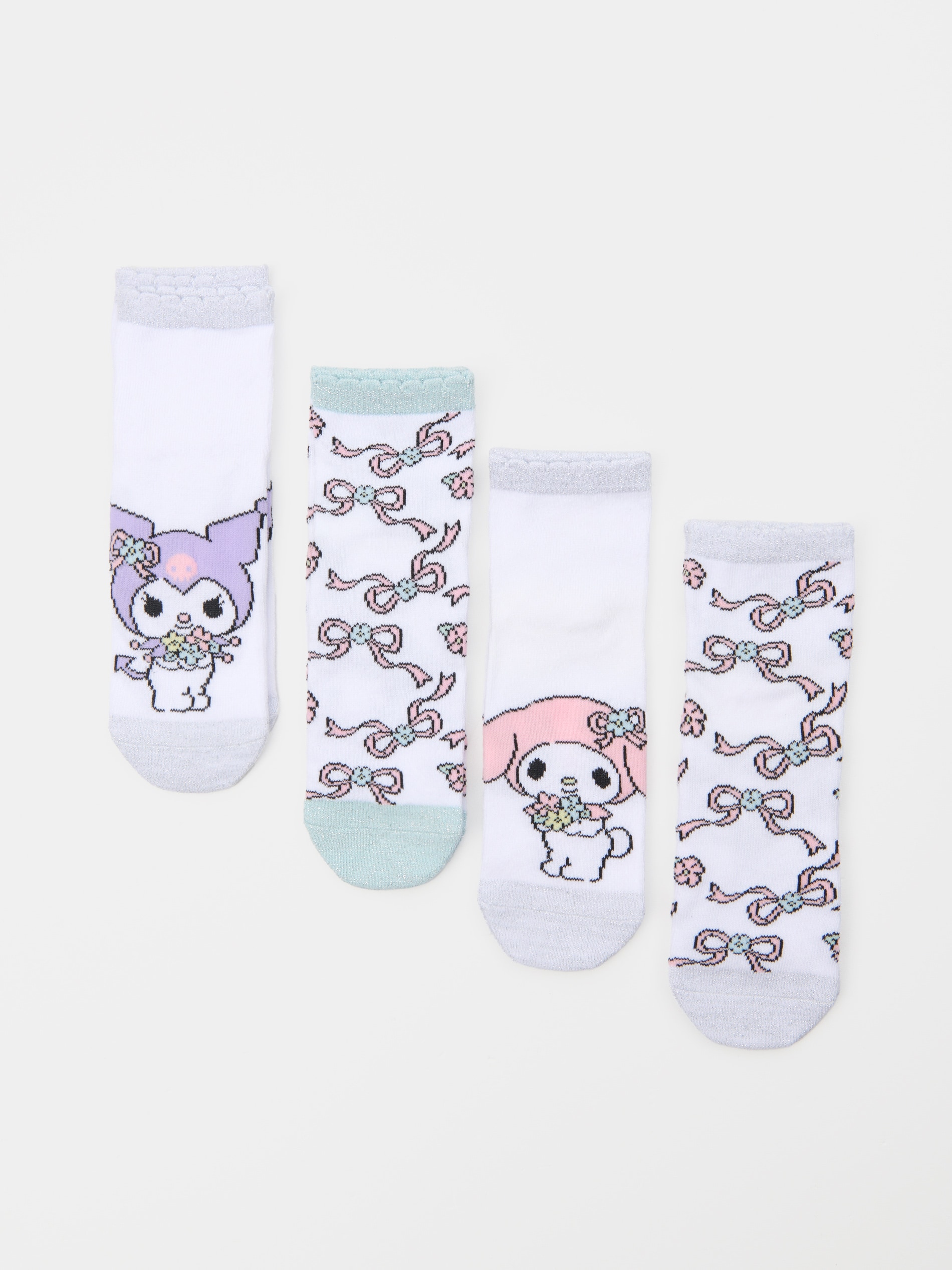 Sinsay - Skarpetki 4 pack Hello Kitty - wielobarwny