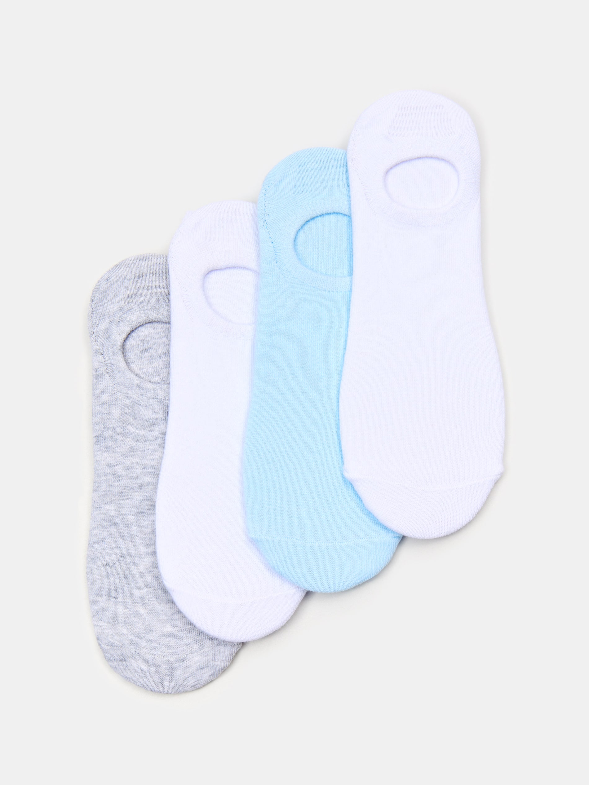 Sinsay - Skarpetki stopki 4 pack - wielobarwny