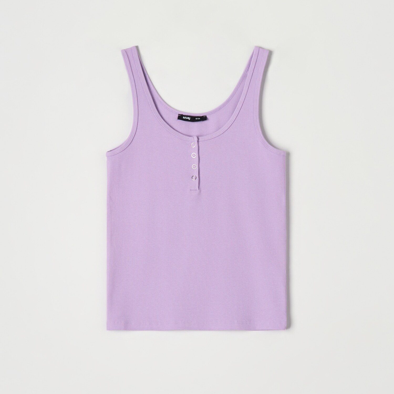 Sinsay - Top din tricot striat - Violet