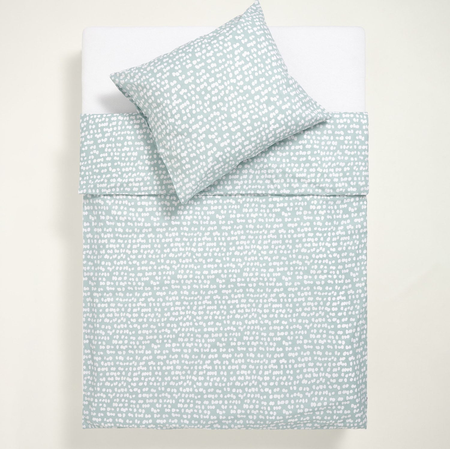 E-shop Sinsay - Bavlnená posteľná súprava - Zelená