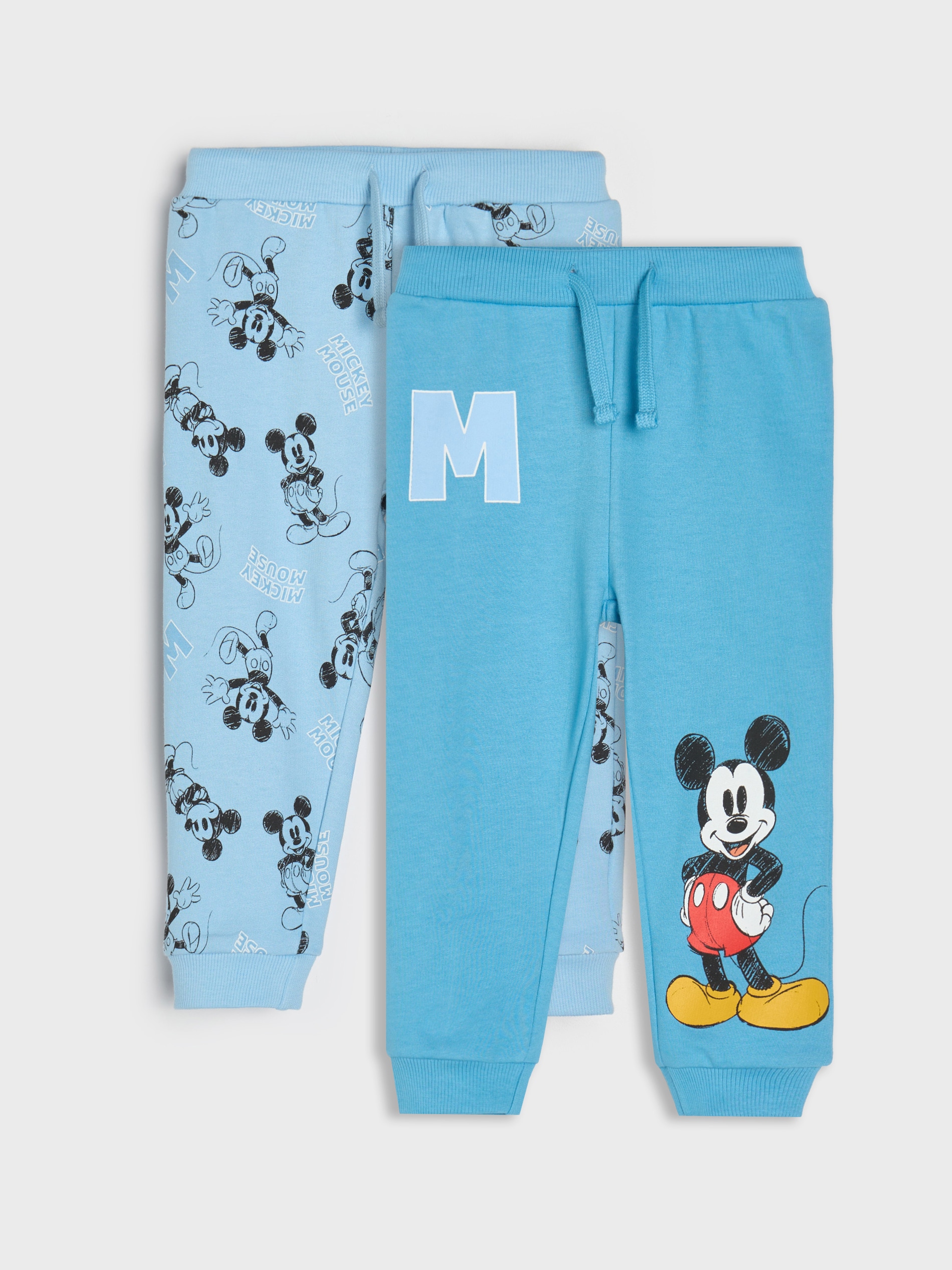 Spodnie dresowe jogger z nadrukiem Mickey Mouse