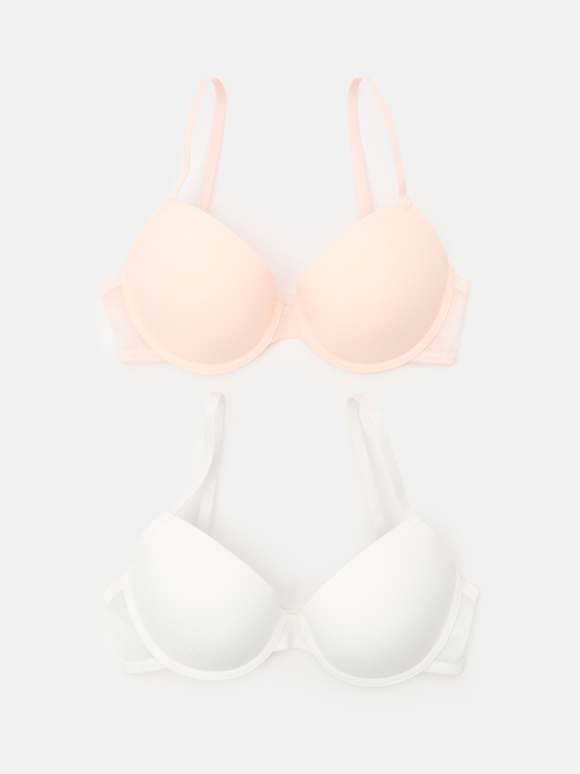 Sinsay - Prążkowane biustonosze 2 pack - wielobarwny