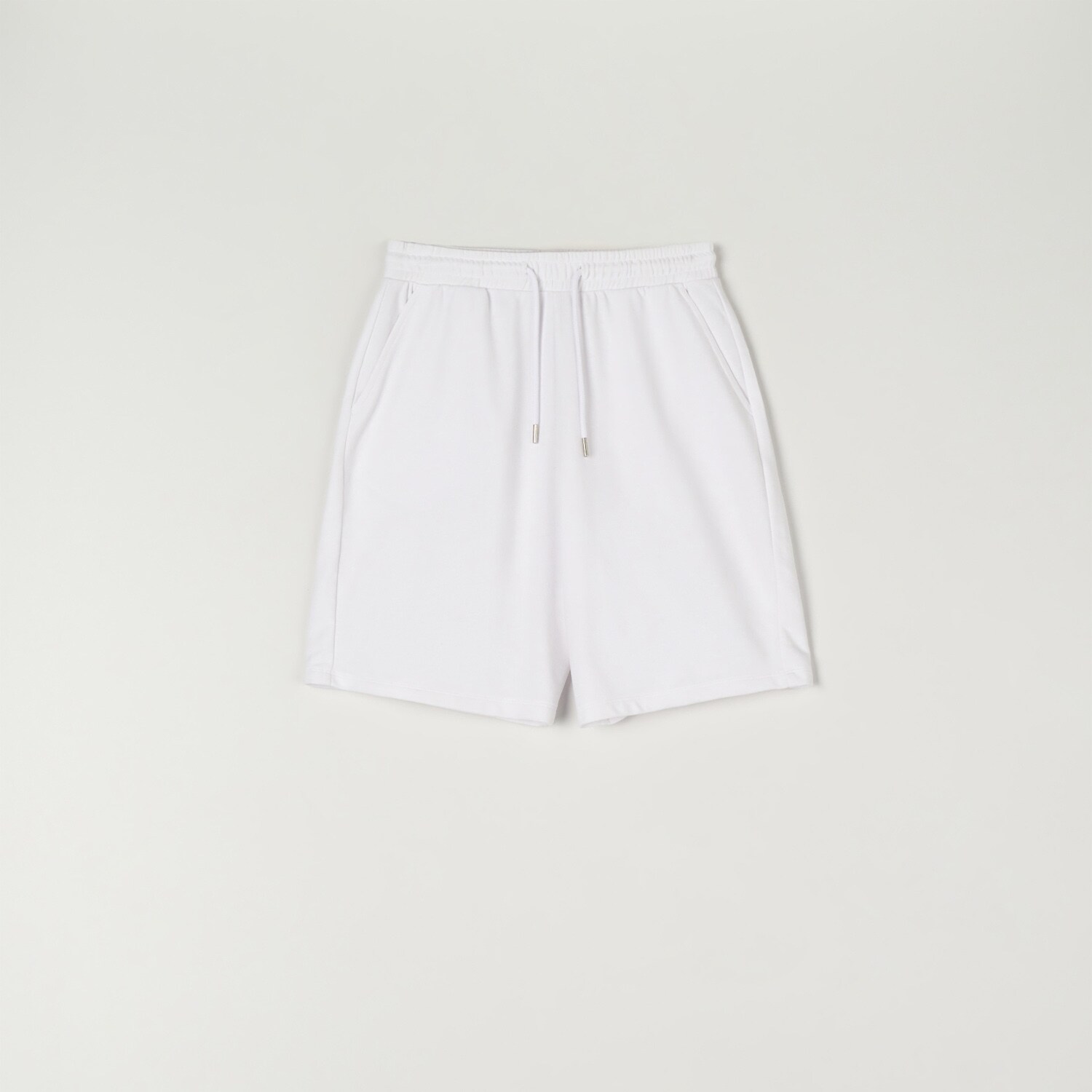 Sinsay - Pantaloni sport scurti - Alb