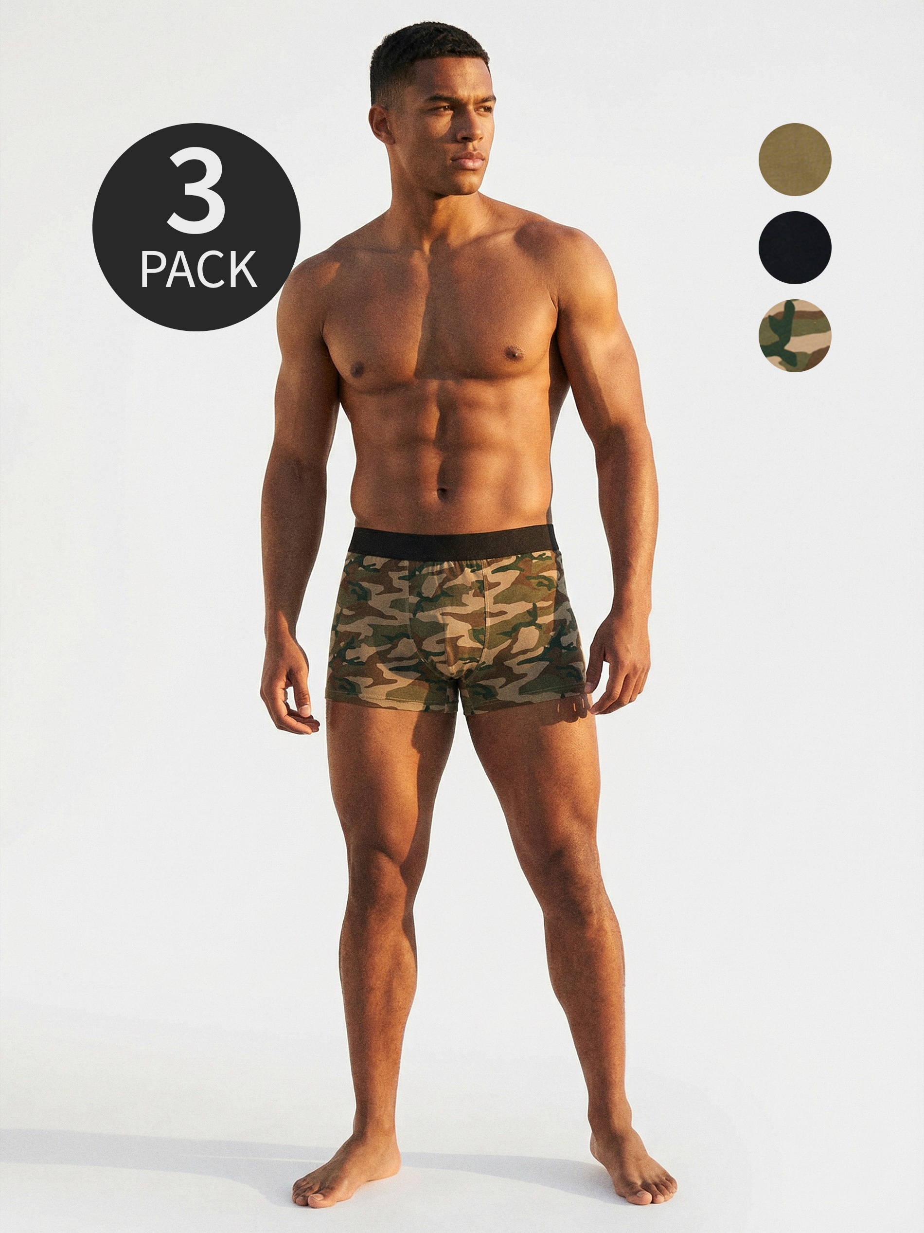 Sinsay - Bokserki Classic 3 pack - czarny