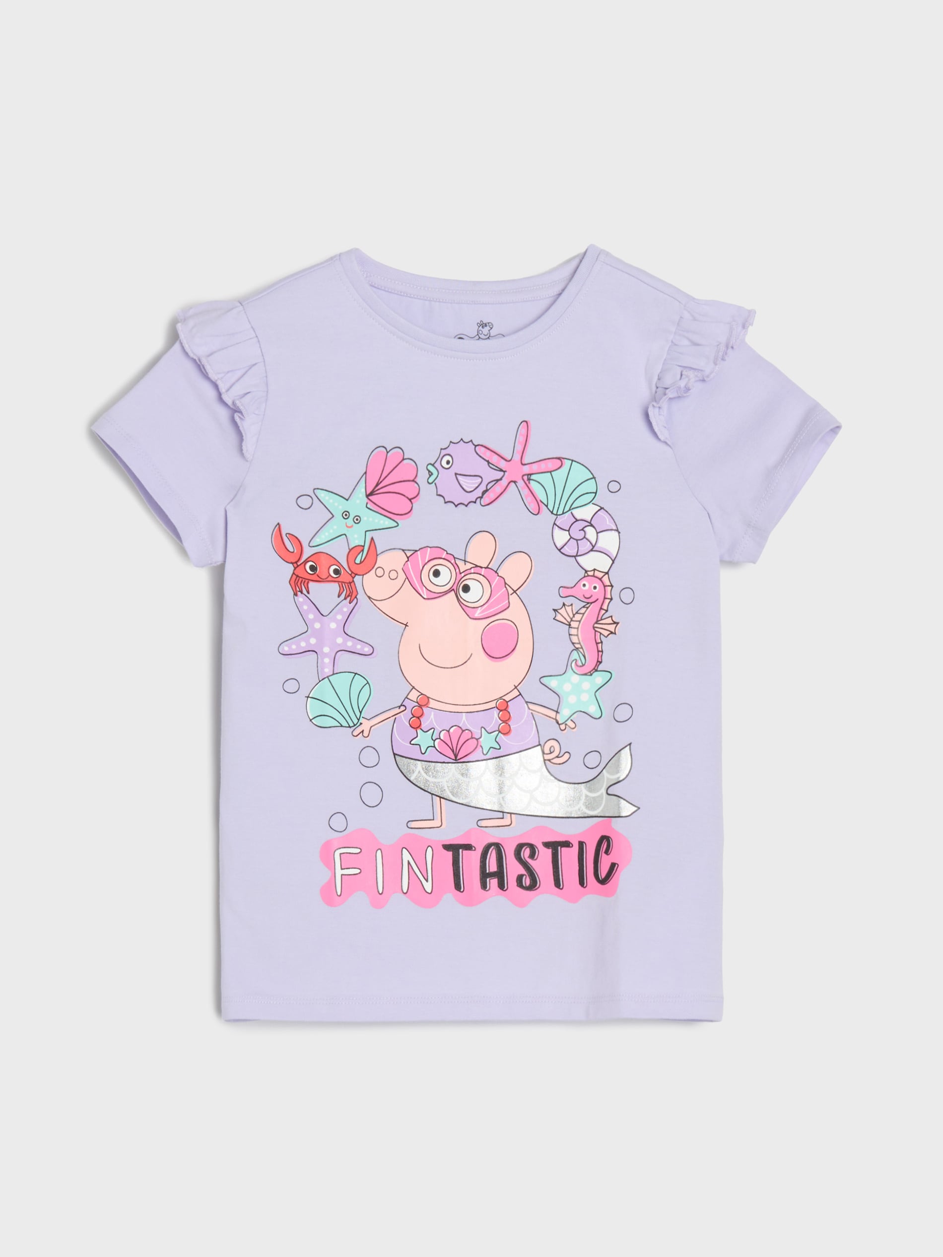Sinsay - Koszulka Peppa Pig - fioletowy
