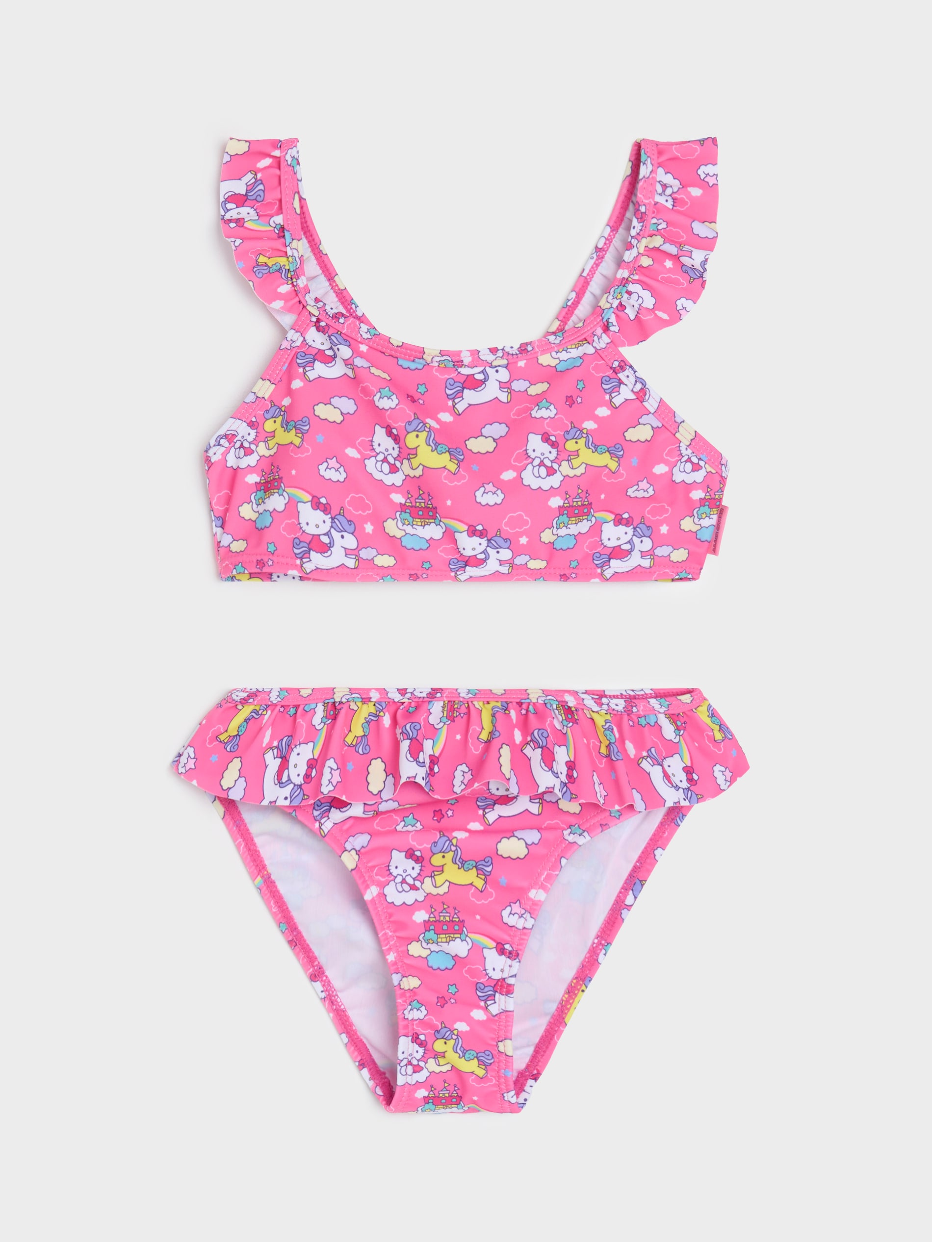 Sinsay - Strój kąpielowy dwuczęściowy Hello Kitty - różowy