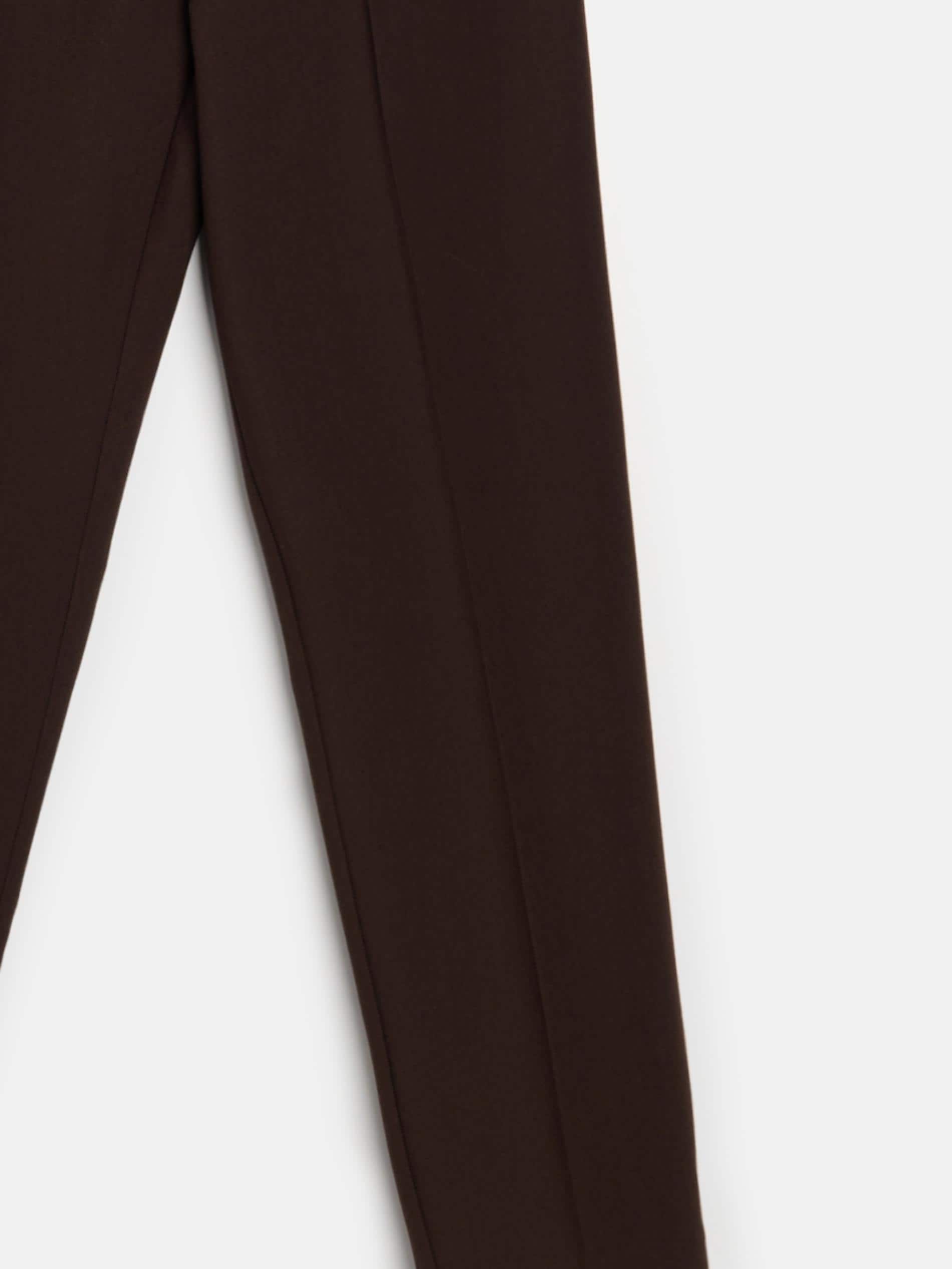 Sinsay - Παντελόνι cigarette - θαμπο καφε φωτογραφία