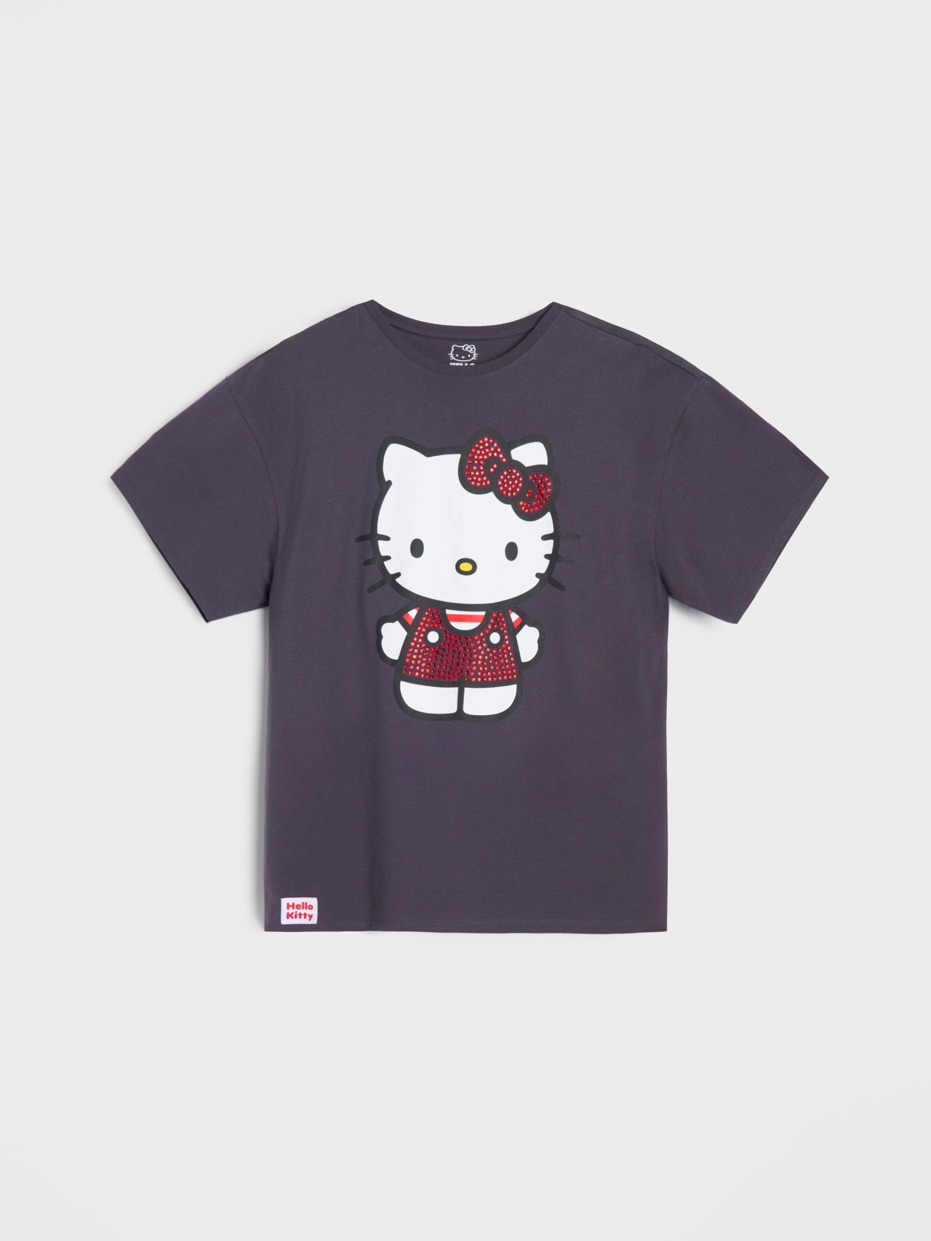 Sinsay - Koszulka Hello Kitty - szary