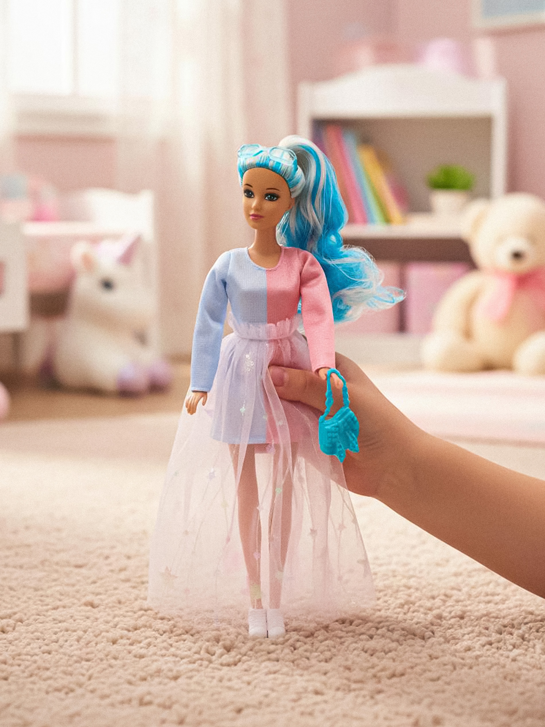 Sinsay - Κούκλα με αξεσουάρ - ανοιχτο μπλε φωτογραφία