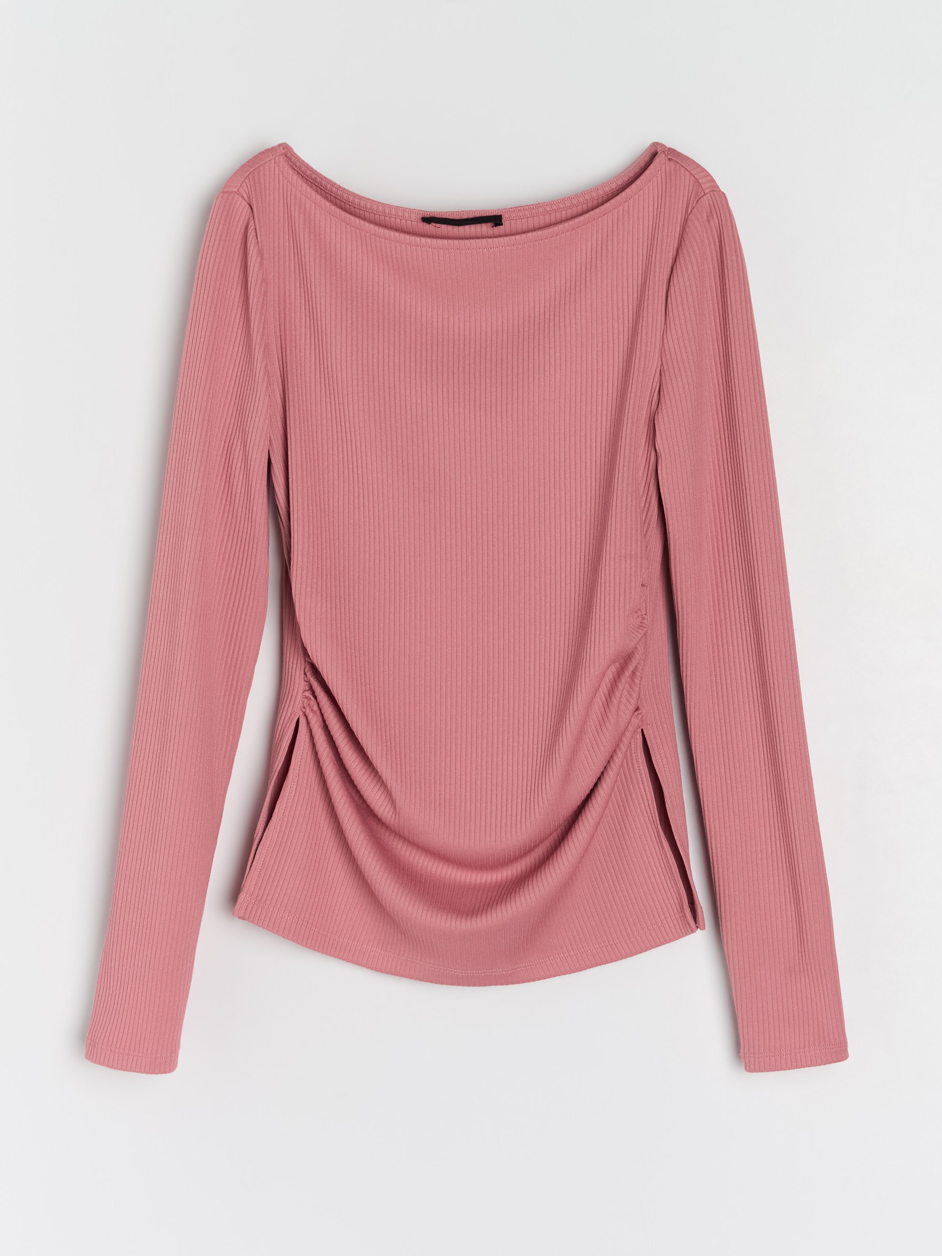 Sinsay - Μπλούζα με σούρες - ροζ φωτογραφία