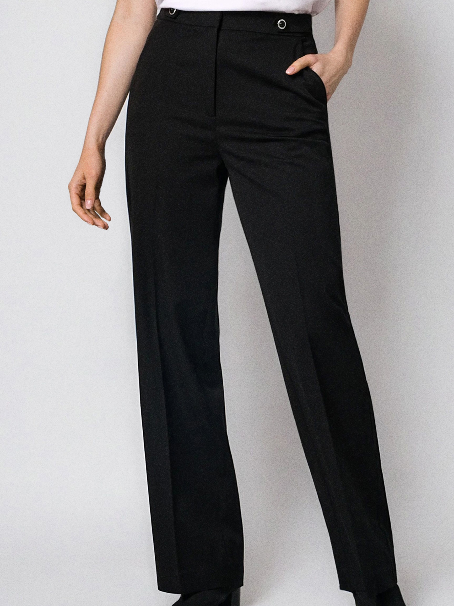 Sinsay - Spodnie palazzo - czarny