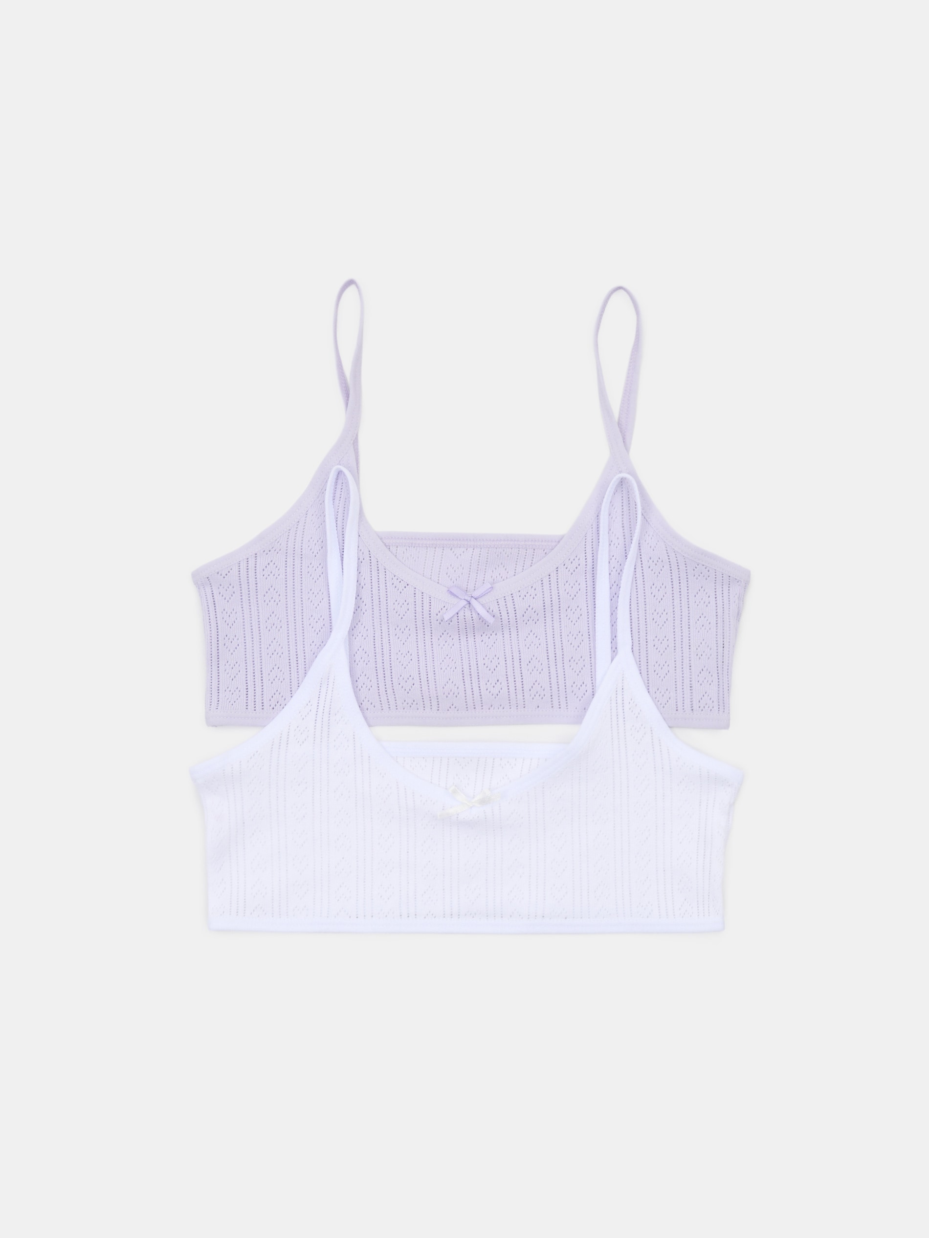 Sinsay - Bawełniane biustonosze dziewczęce 2 pack - wielobarwny