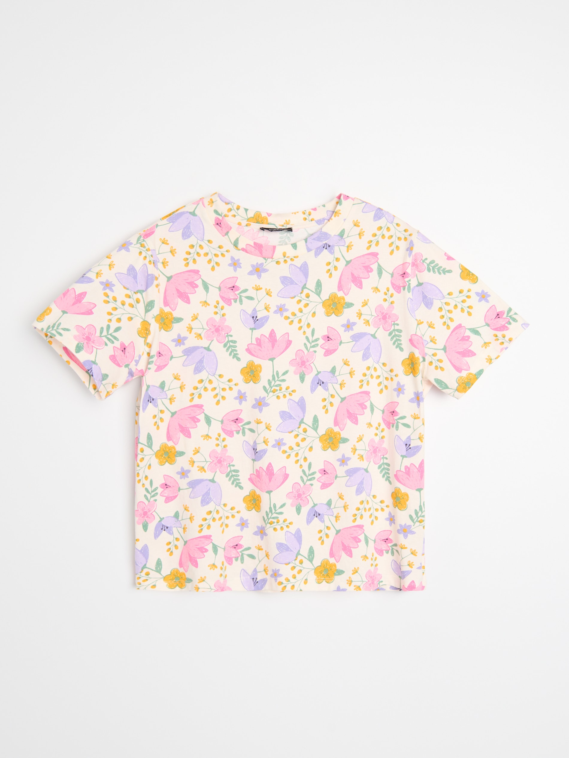 Sinsay - Βαμβακερό μπλουζάκι με στάμπα - πολυχρωμο φωτογραφία