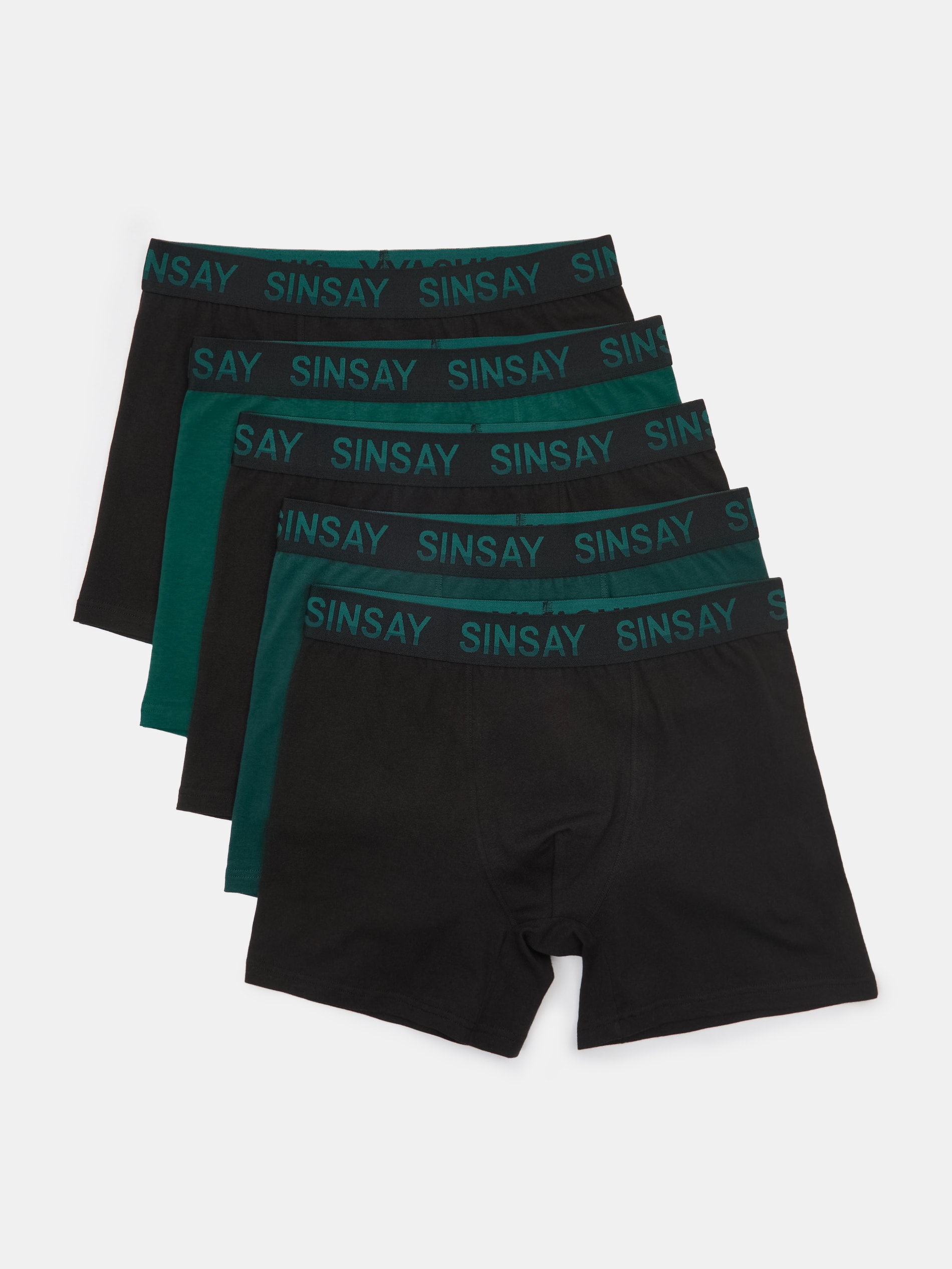 Sinsay - Bokserki Long 5 pack - wielobarwny