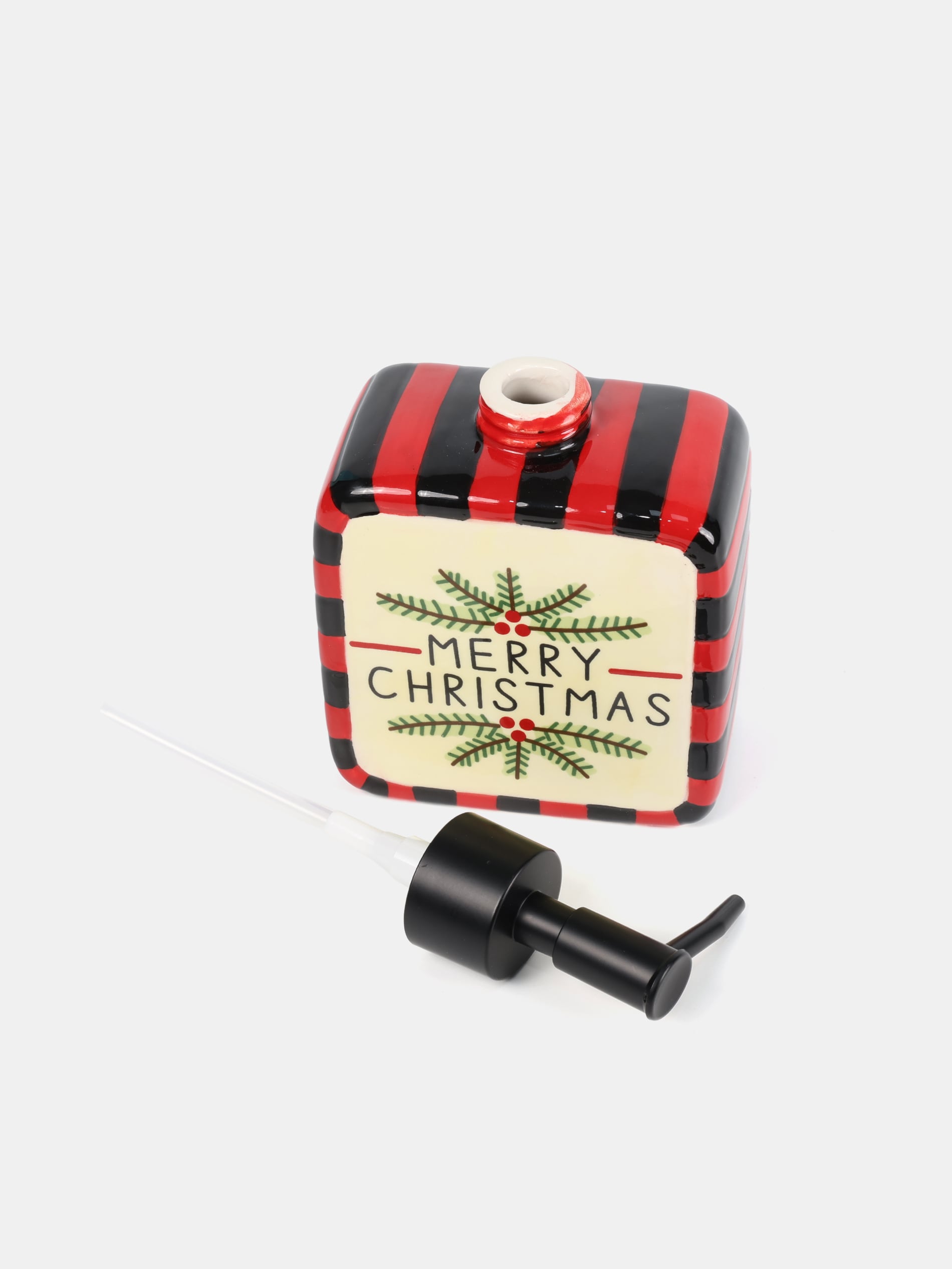 Sinsay - Διανεμητής σαπουνιού με χριστουγεννιάτικο μοτίβο - κρεμ φωτογραφία